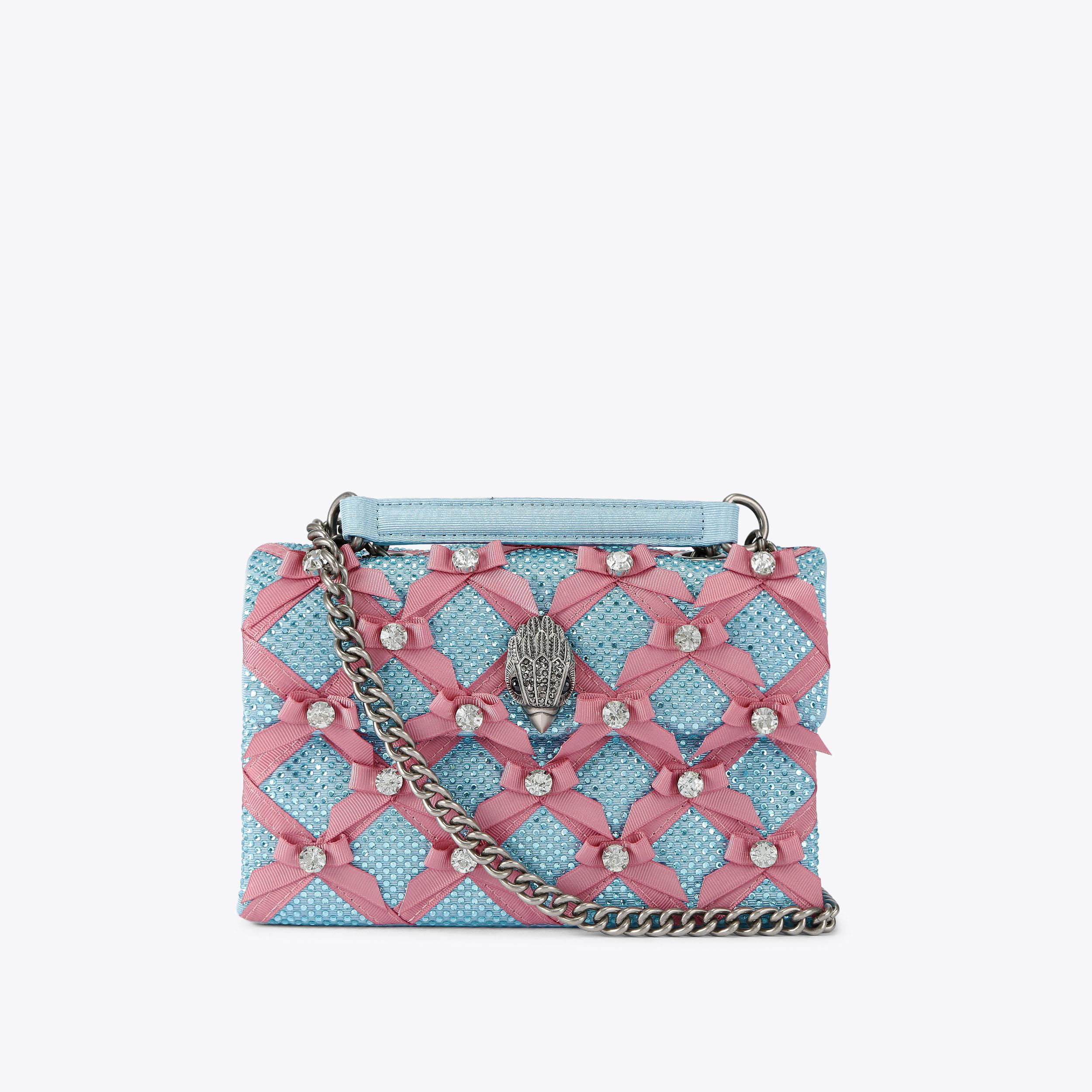Medium Bow Kensington Bag - blue