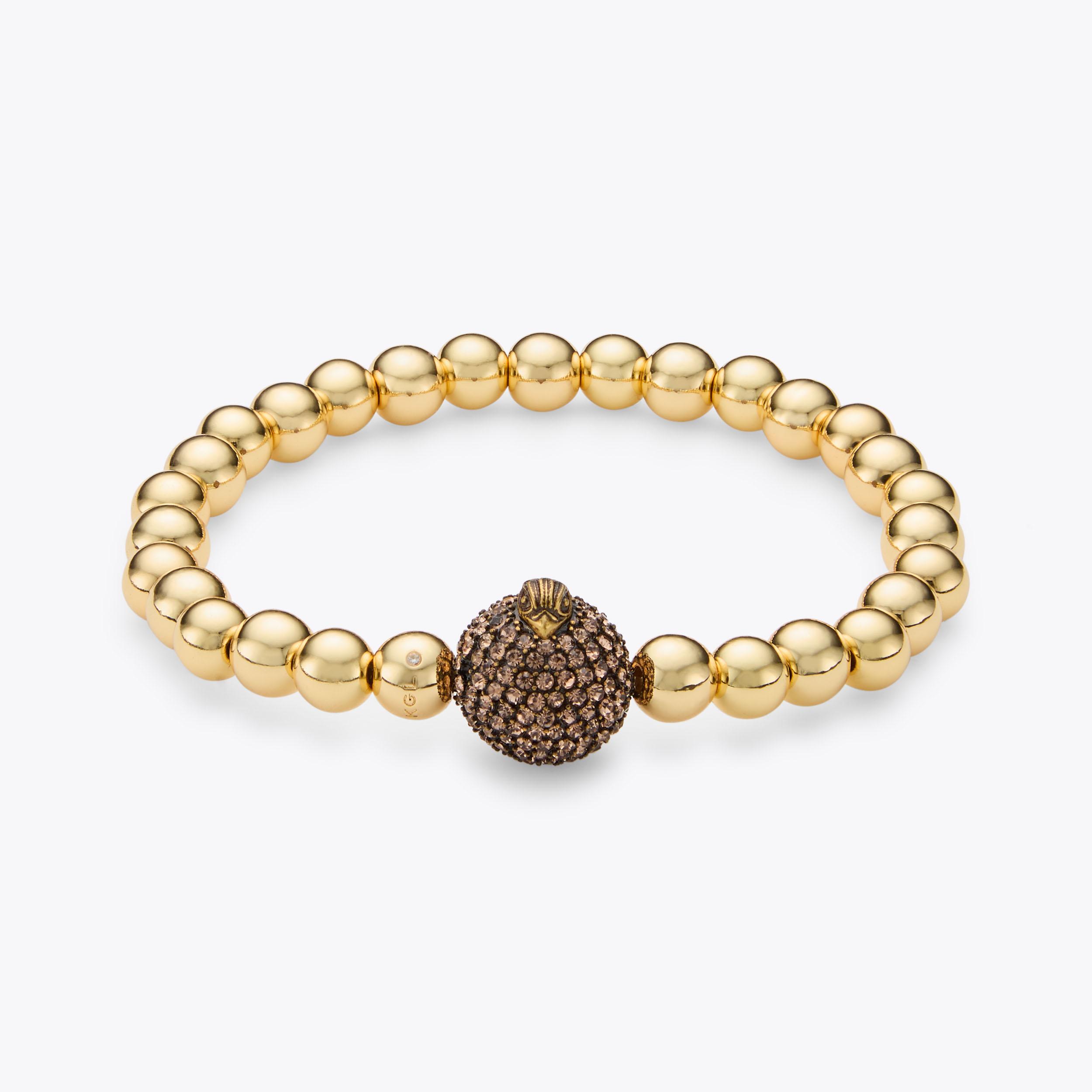 Eagle Beaded Bracelet - metallics