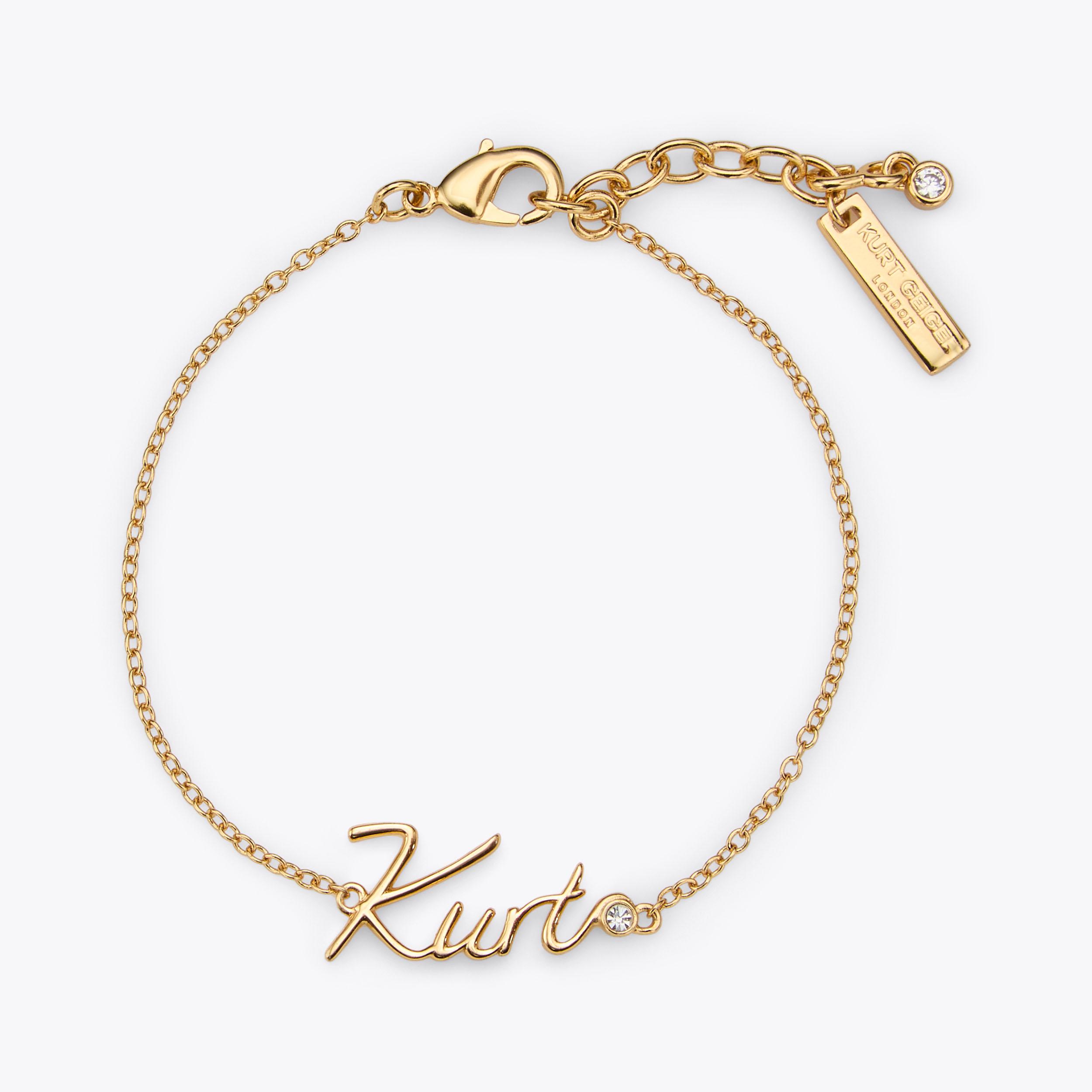 Kurt Script Bracelet - metallics