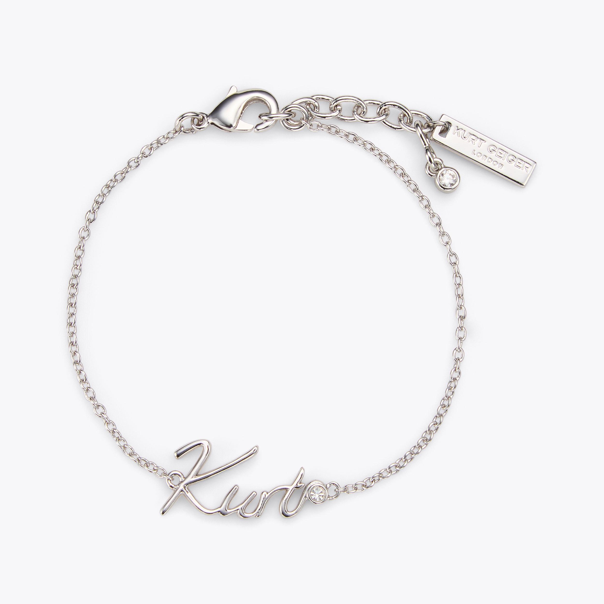 Kurt Script Bracelet - metallics