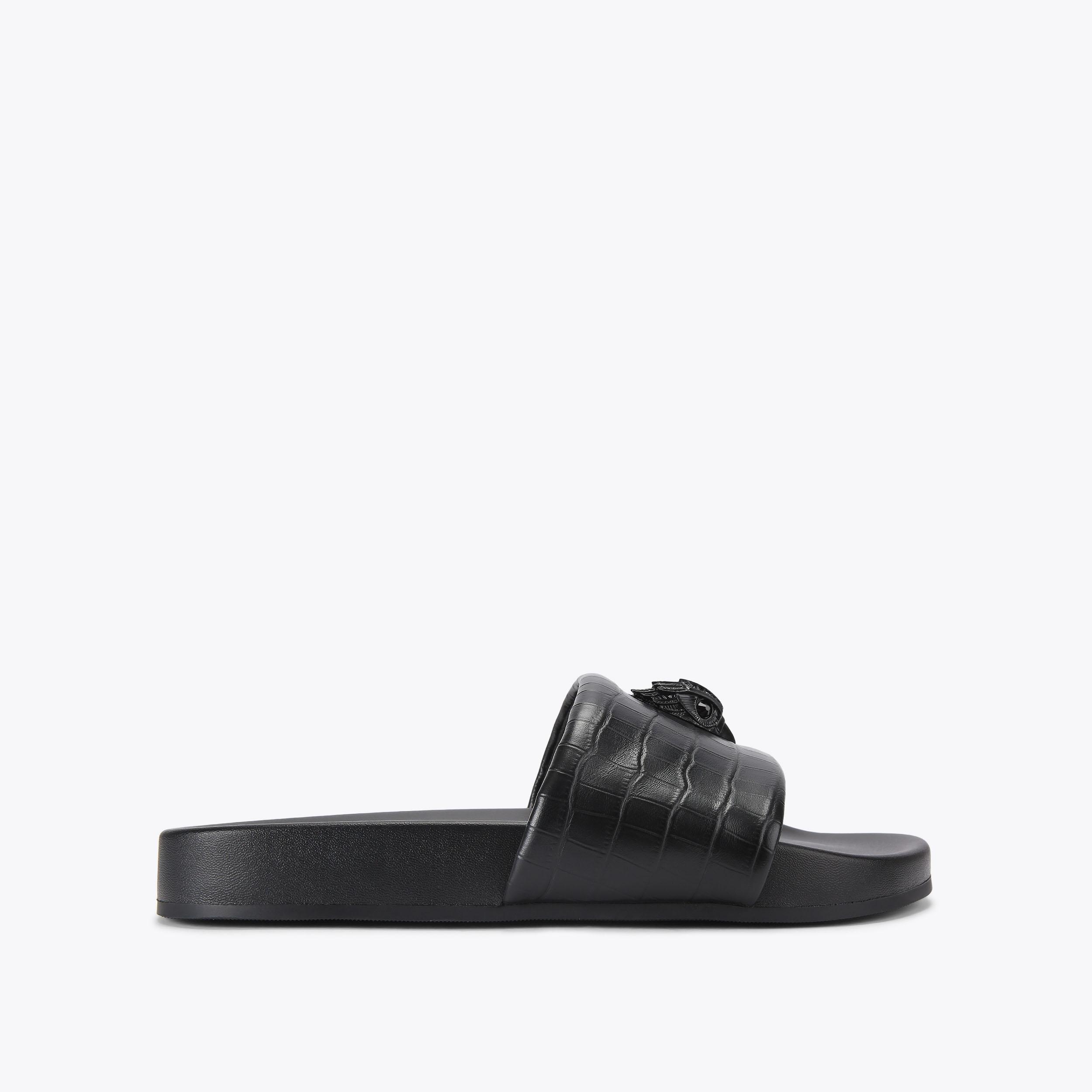 BEDFORD TASSEL LOAFER Black Velvet Fabric Loafer by KURT GEIGER LONDON