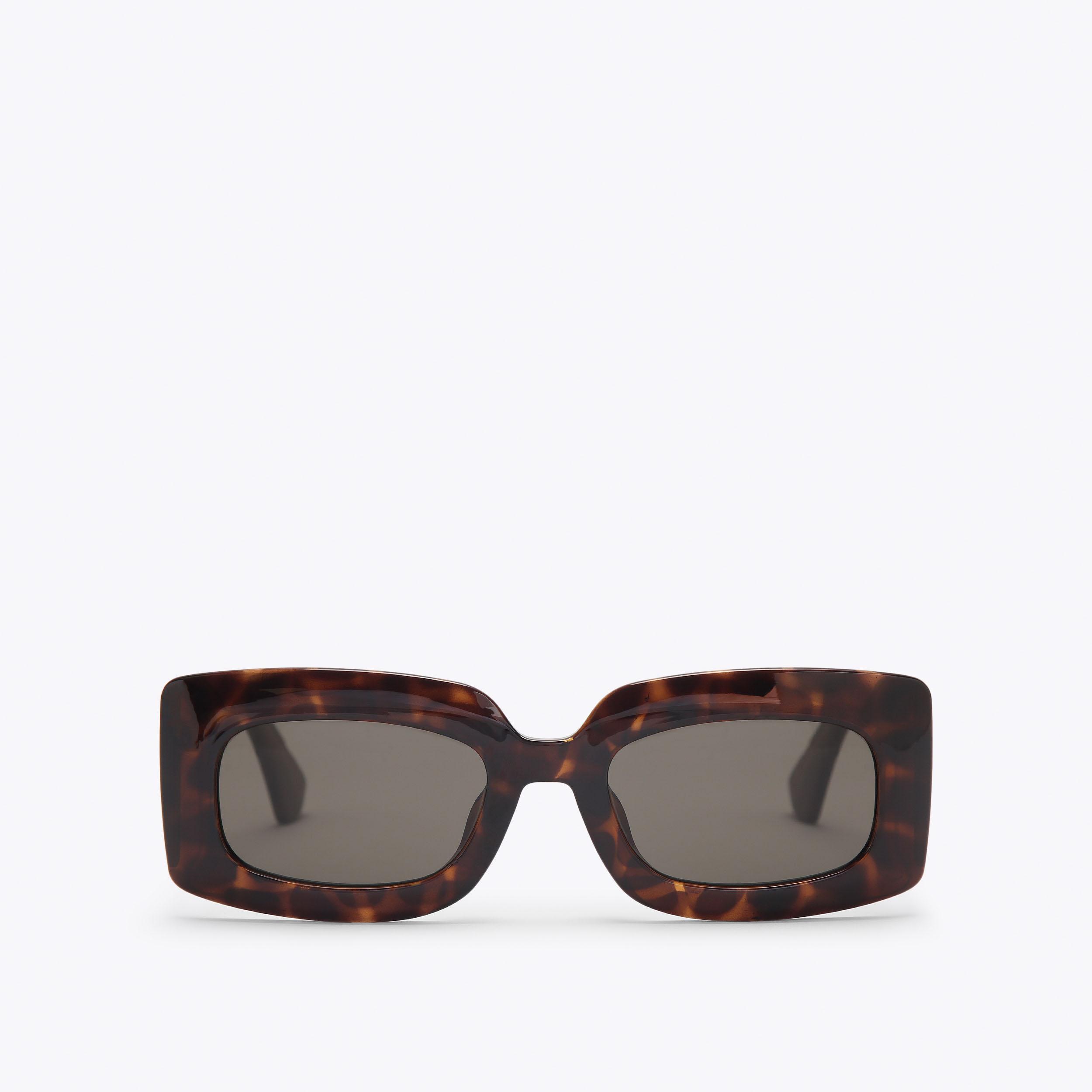 KENSINGTON OS RECTANGLE Tortoiseshell Rectangle Sunglasses by Kurt