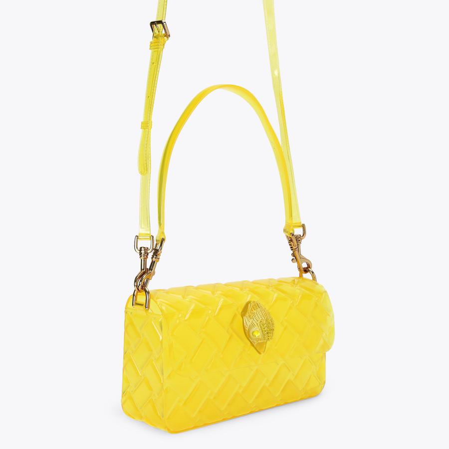 JELLY KENSINGTON SH DR Yellow Shoulder Bag by Kurt Geiger London