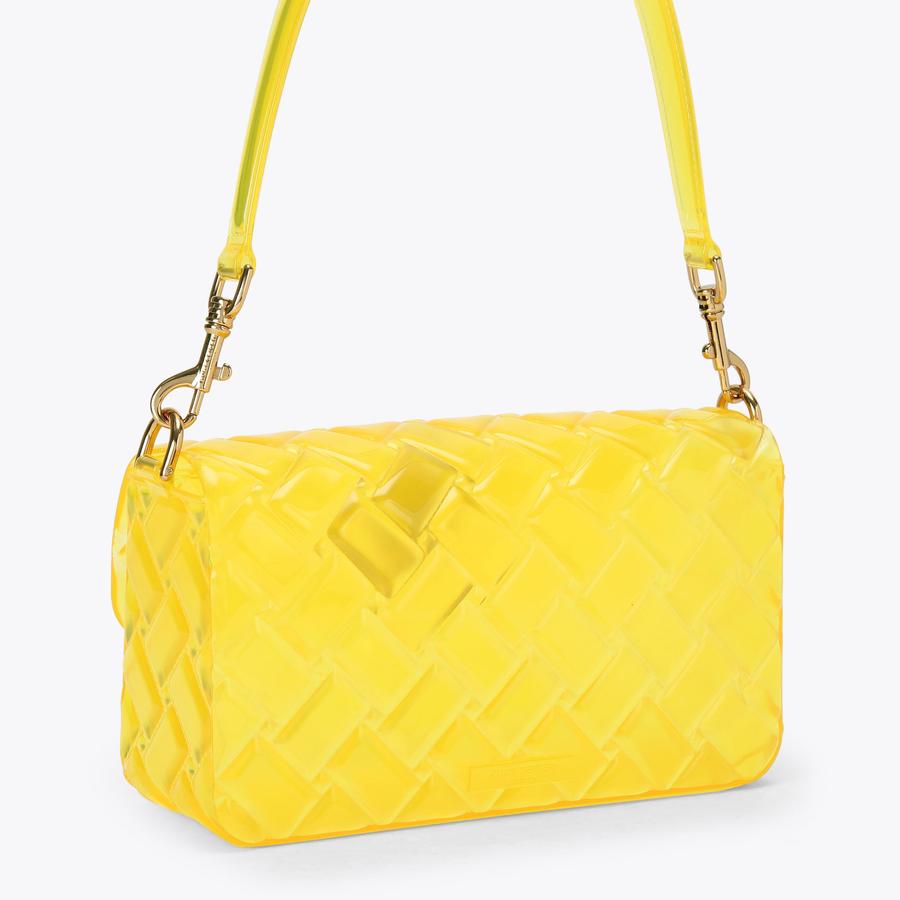 JELLY KENSINGTON SH DR Yellow Shoulder Bag by Kurt Geiger London