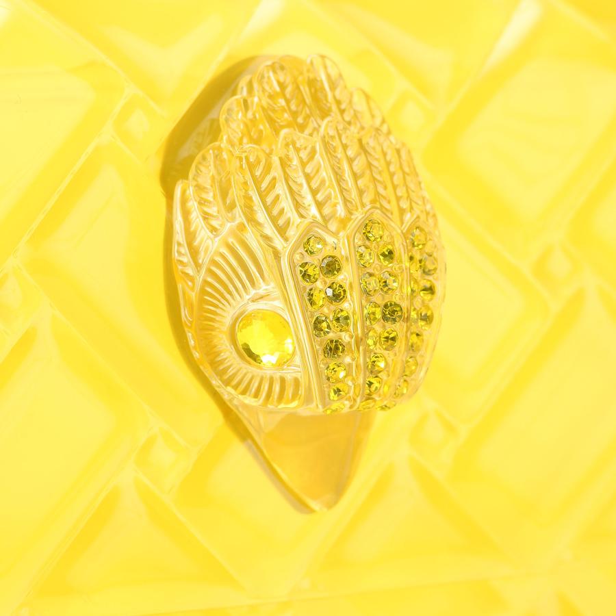 JELLY KENSINGTON SH DR Yellow Shoulder Bag by Kurt Geiger London