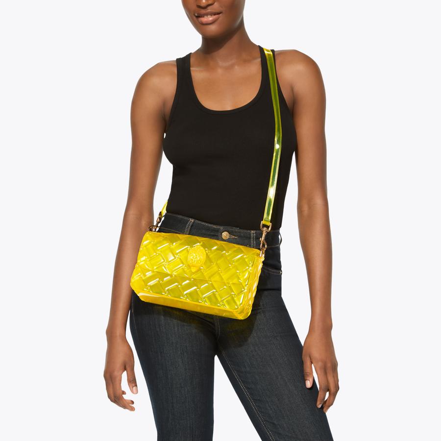 JELLY KENSINGTON SH DR Yellow Shoulder Bag by Kurt Geiger London