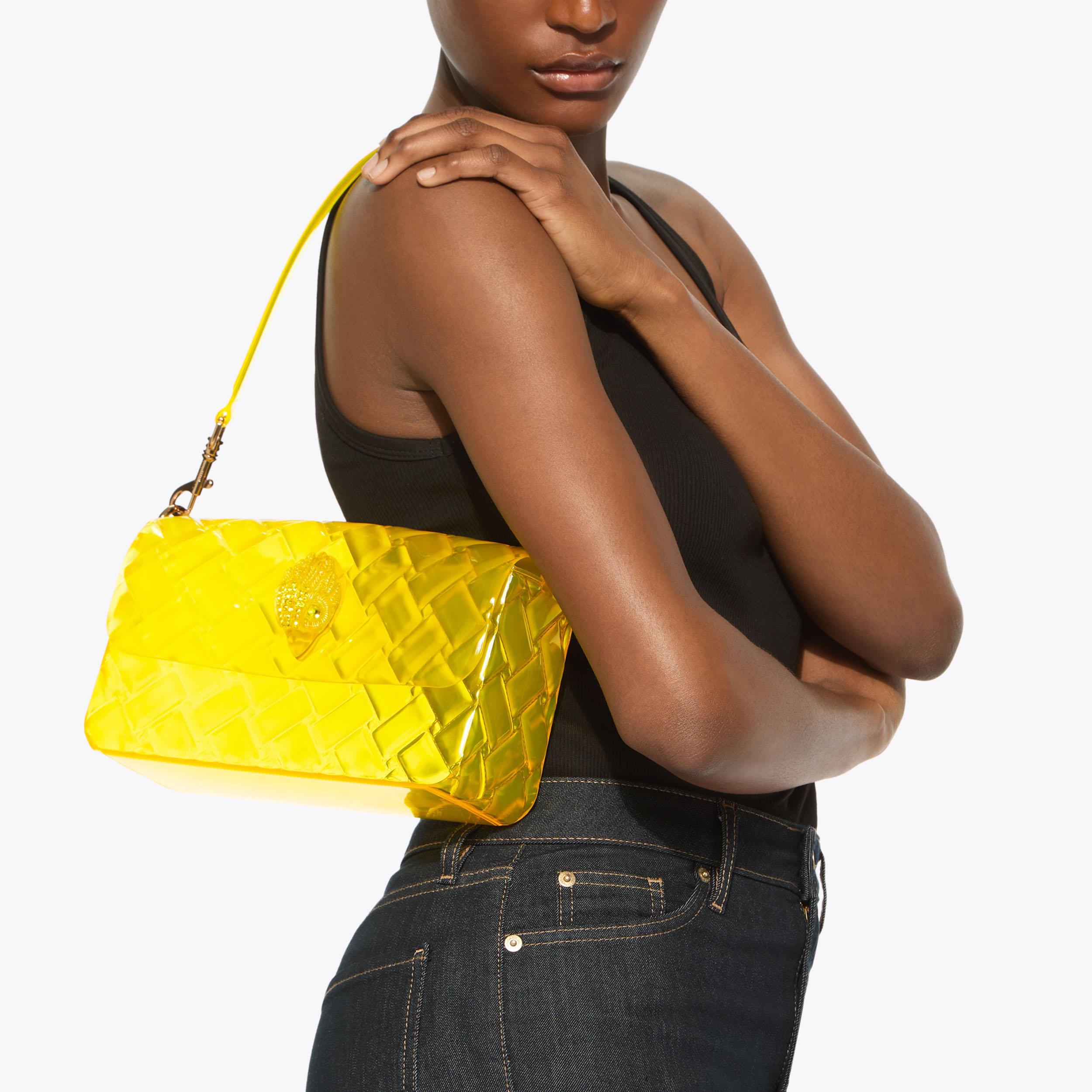 JELLY KENSINGTON SH DR Yellow Shoulder Bag by Kurt Geiger London