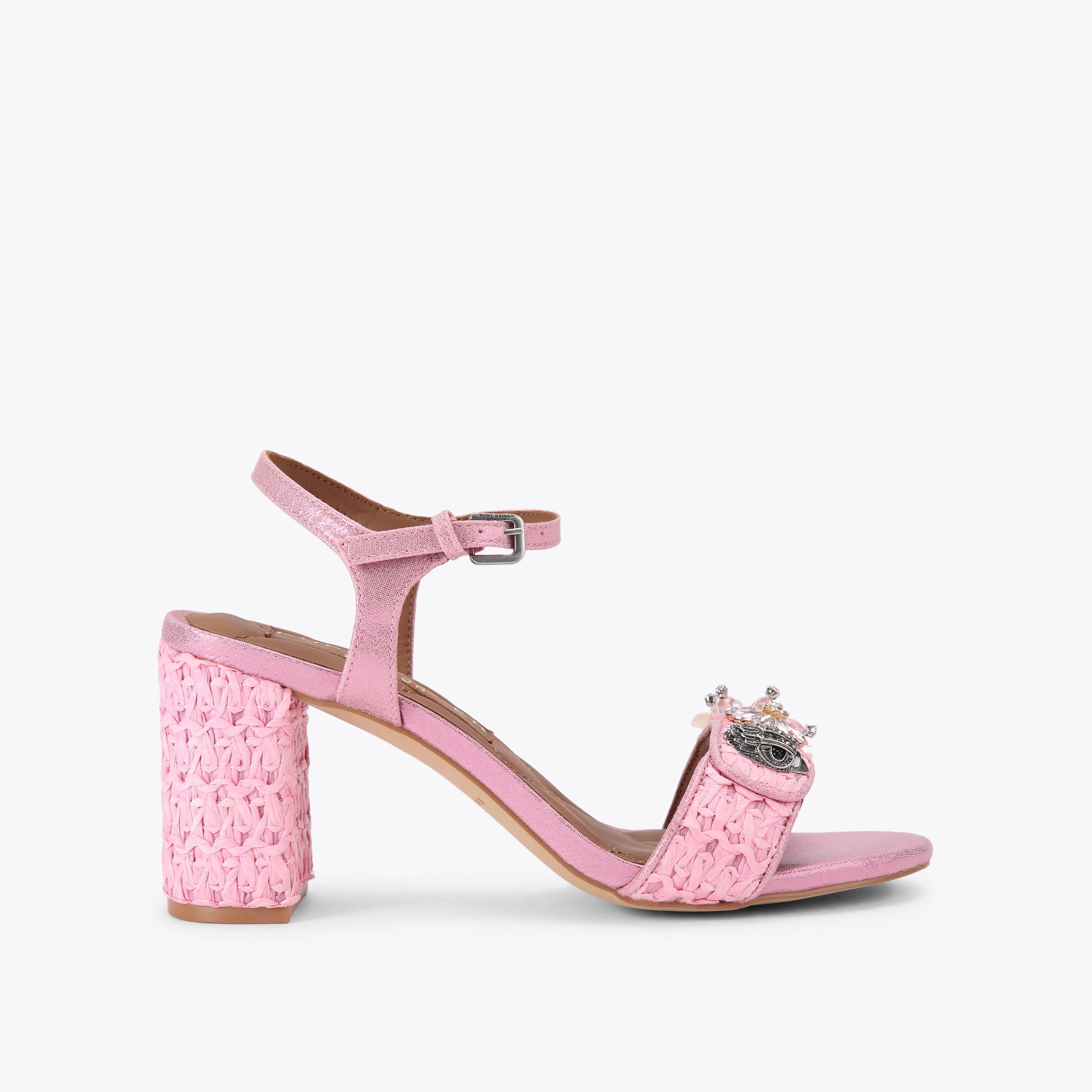 Kensington Langley Raffia Heel - pink
