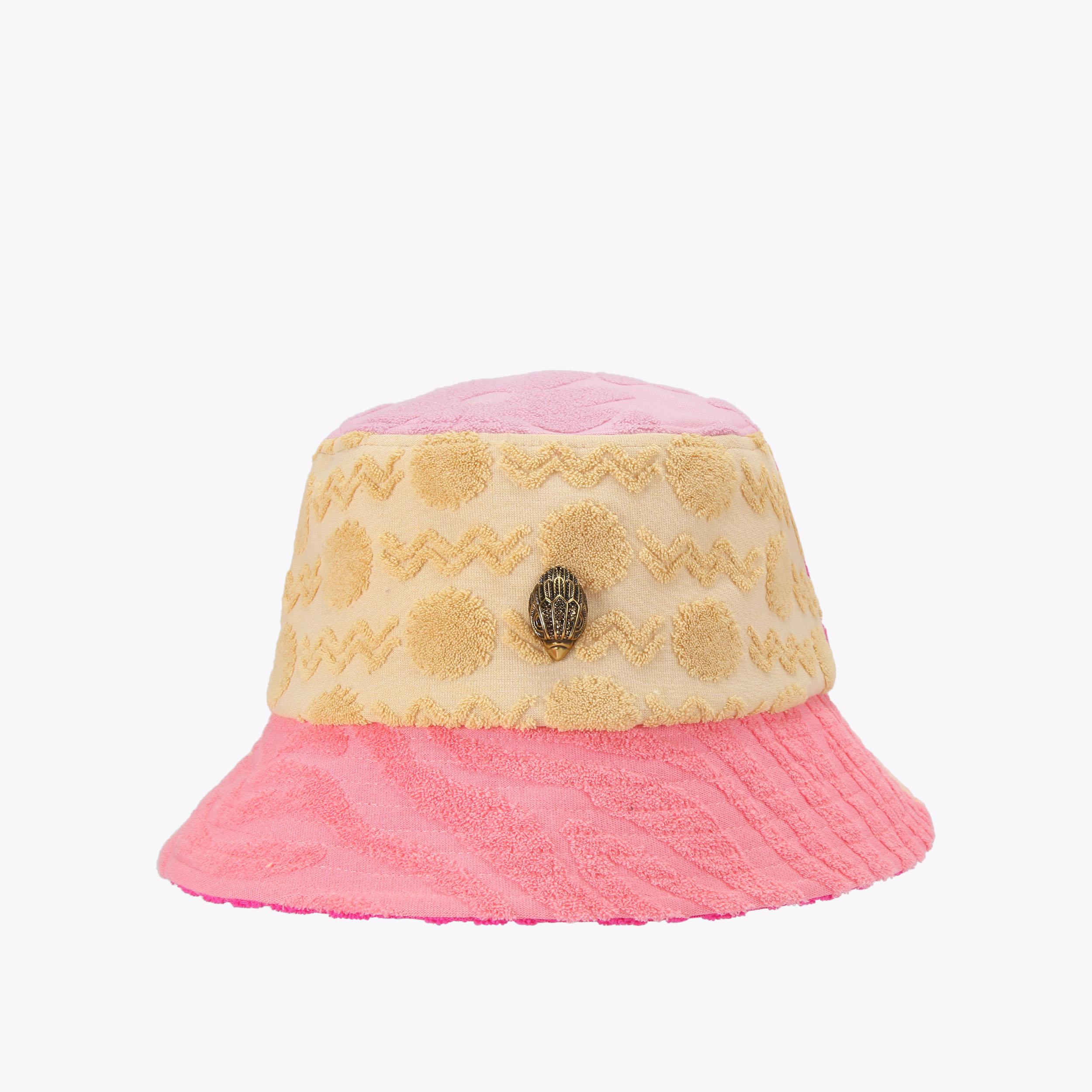 KENSINGTON BUCKET HAT Terry Towelling Bucket Hat by Kurt Geiger London