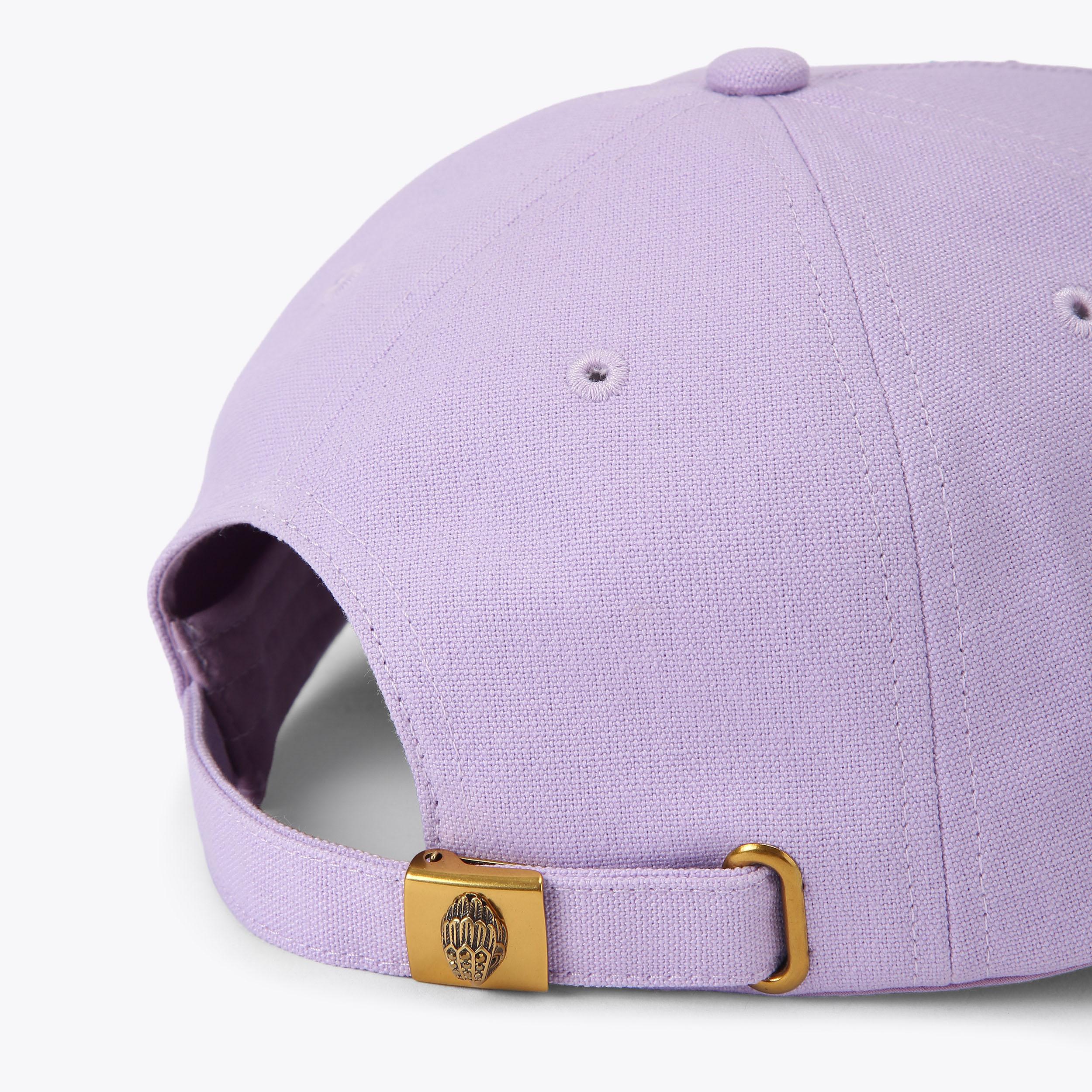 BUTTERFLY CAP Lilac Cotton Cap by Kurt Geiger London