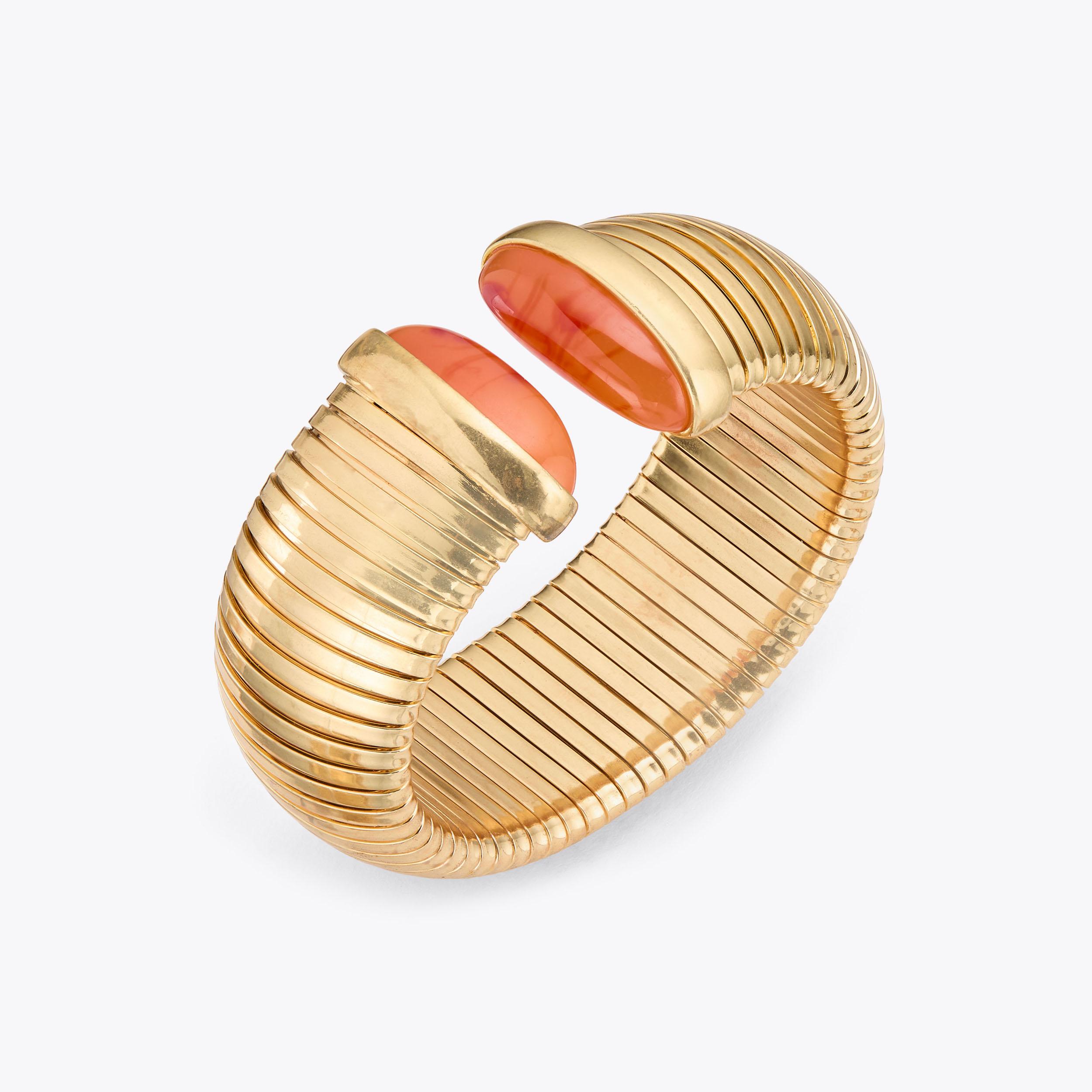 Large Metal Cuff Bracelet - metallics