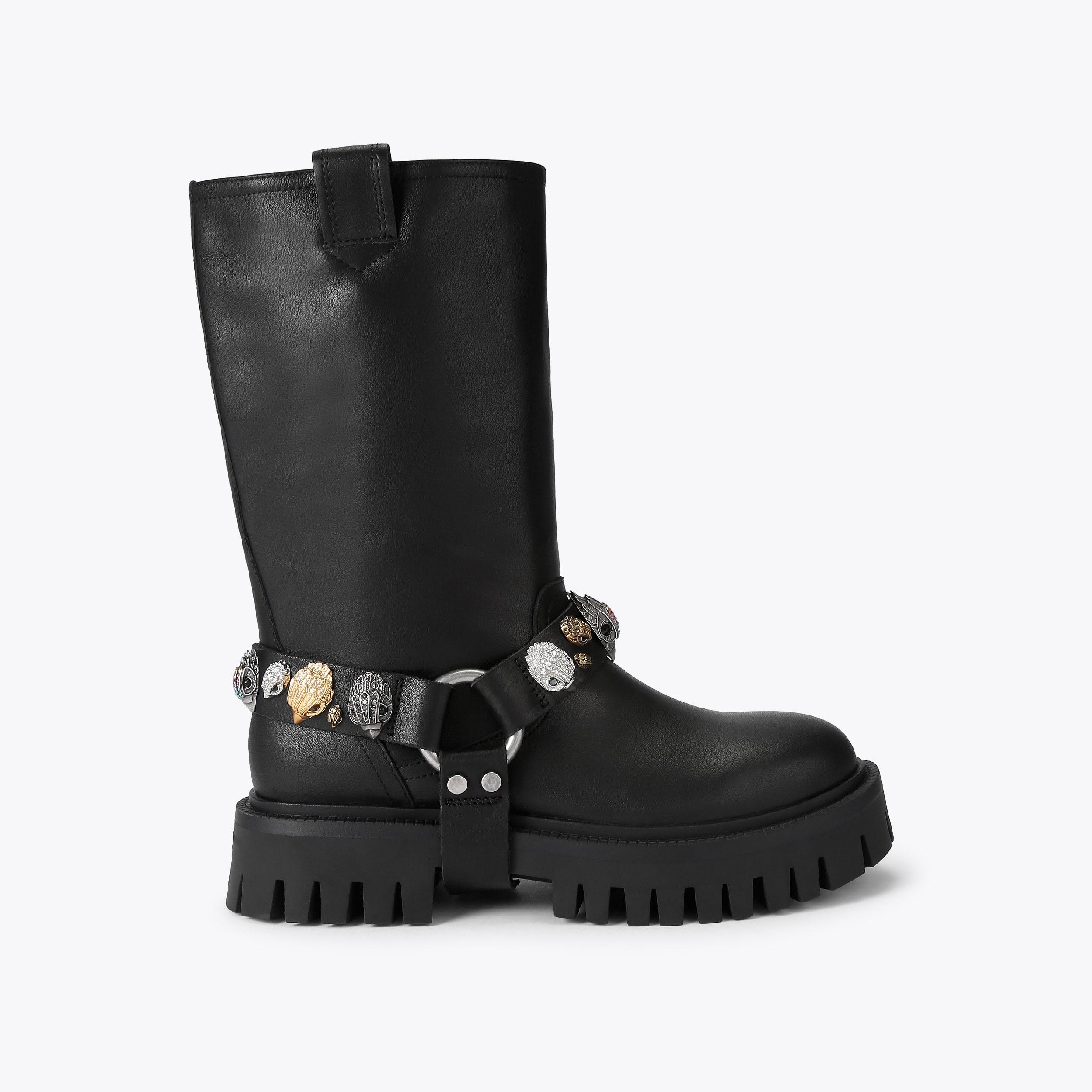 Stylish Biker Boots Leather & Studded Styles | Kurt Geiger