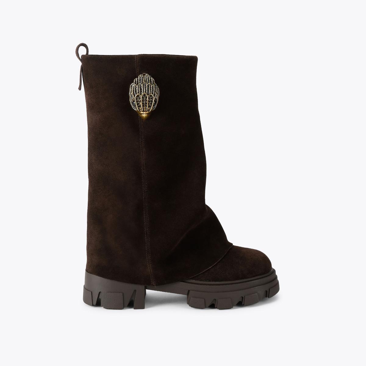 Stomp Foldover Boot - brown