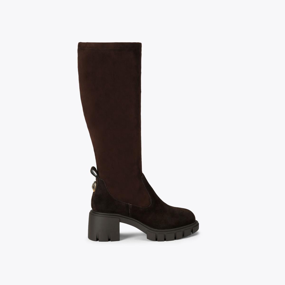 Clarence Knee Boot - brown