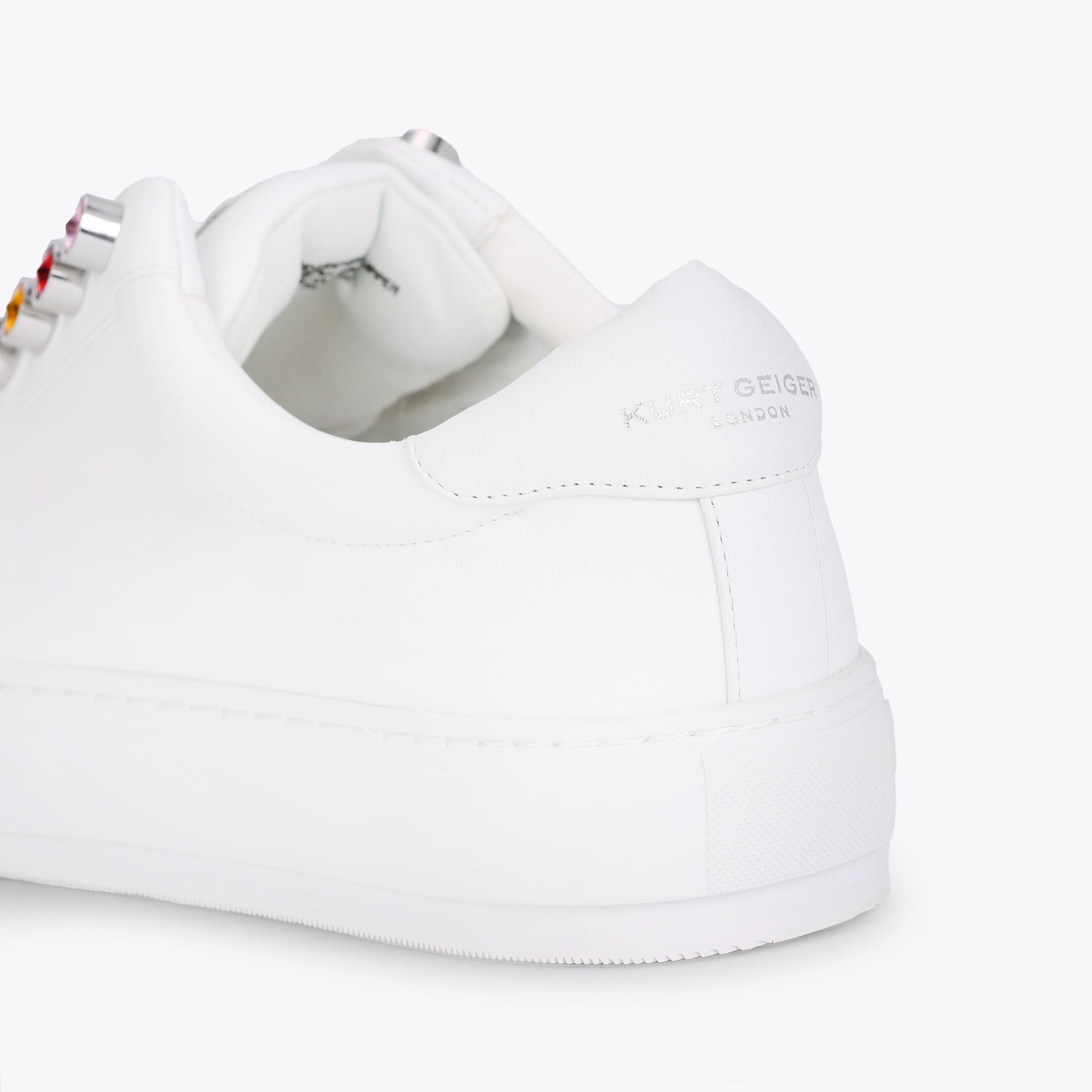 Kurt geiger cheap earl trainers white