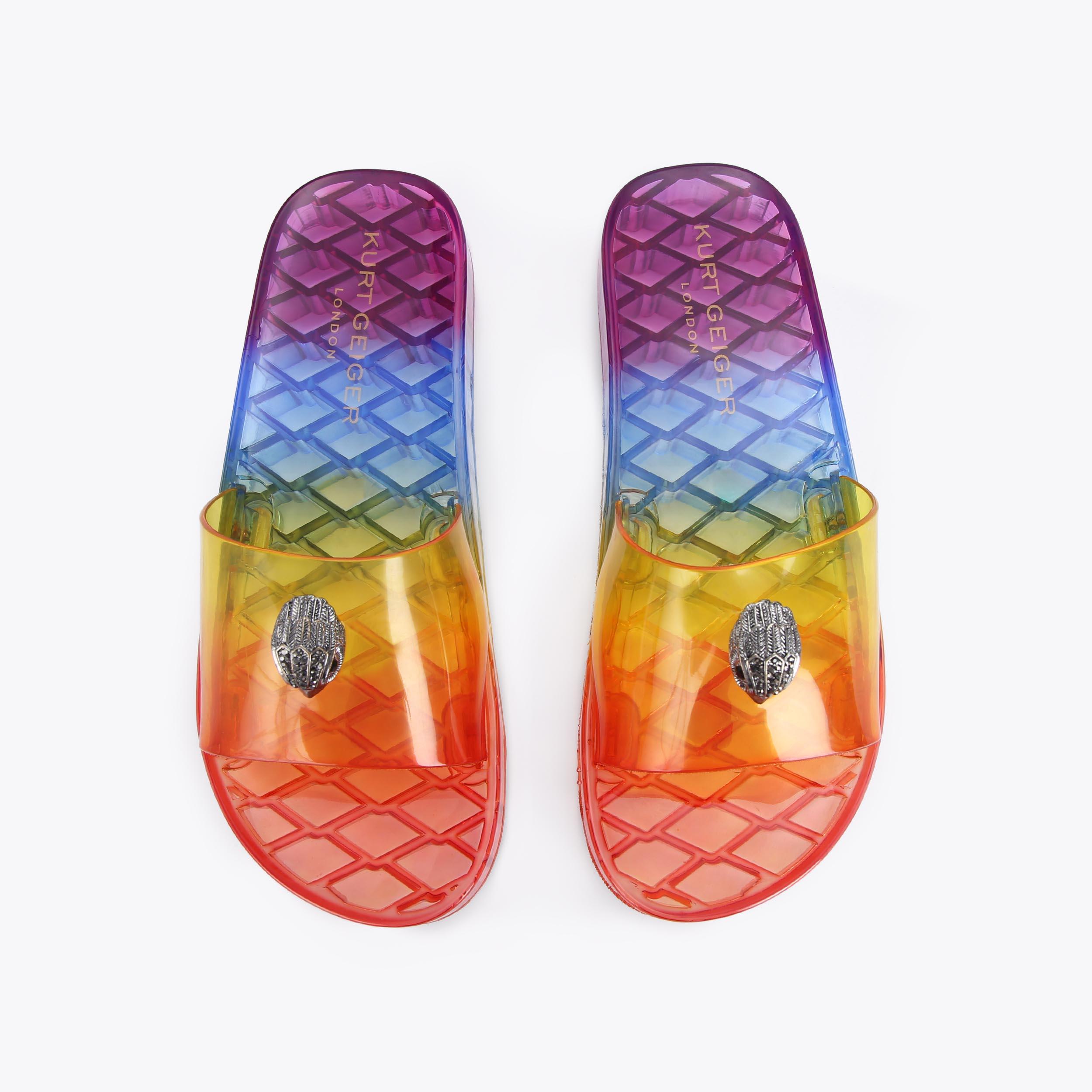 MADDIE RAINBOW Rainbow Sliders by KURT GEIGER LONDON