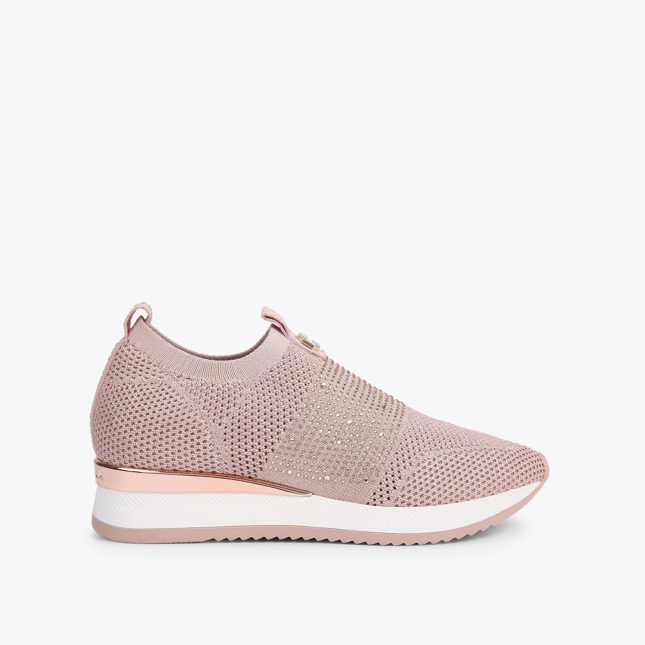 Pink store carvela trainers