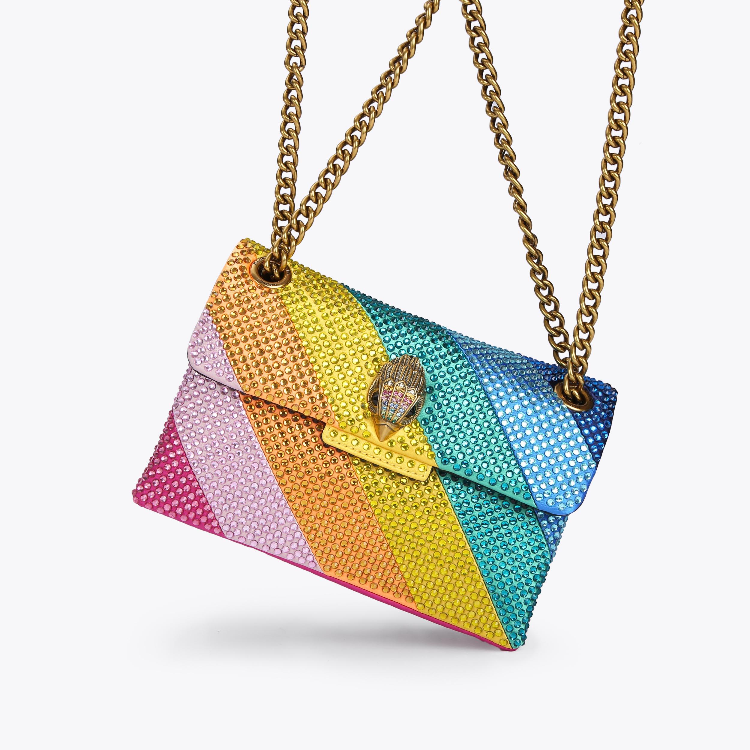 Kurt geiger rainbow crystal bag sale