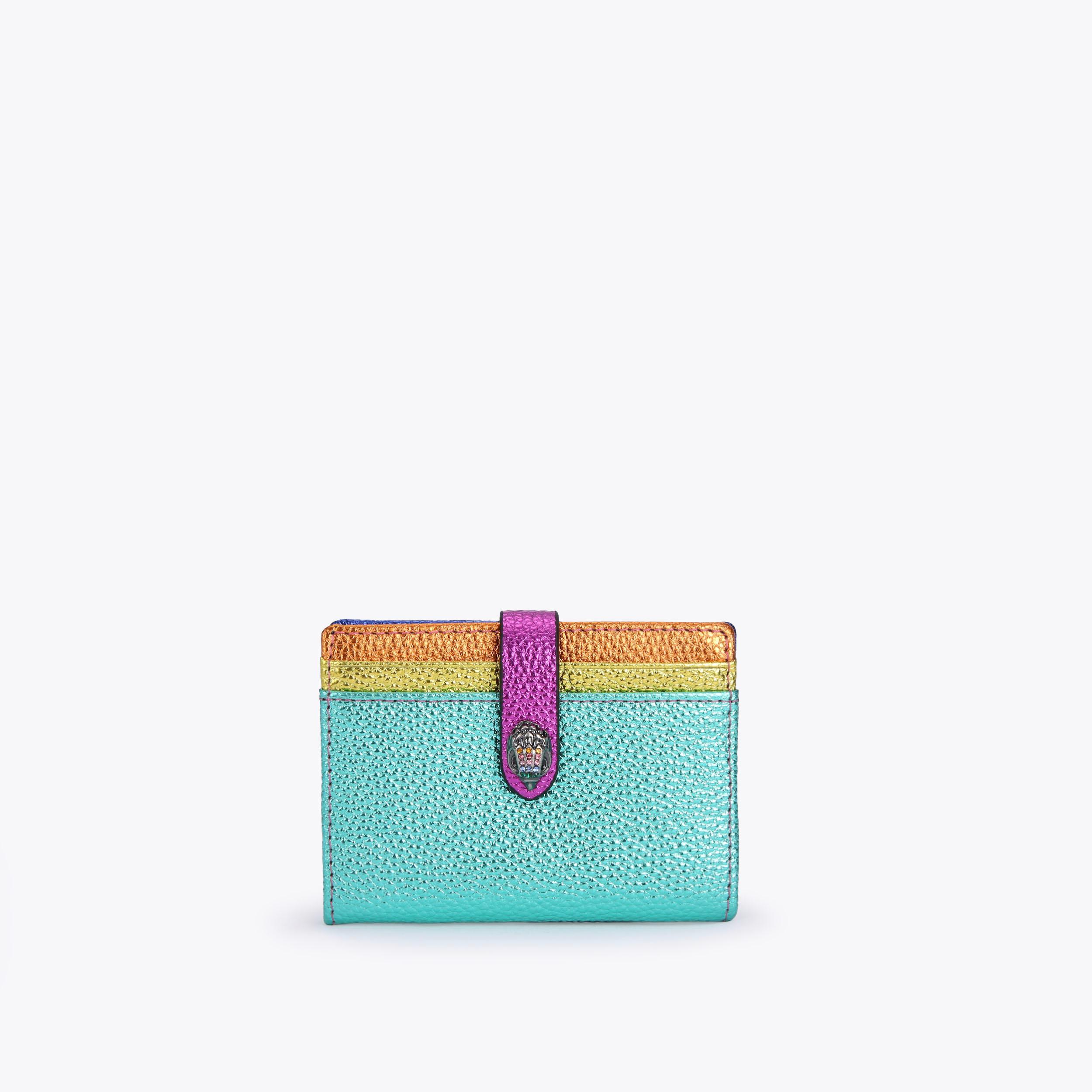 MULTI CARD HOLDER Multi Coloured Metallic Card Holder by KURT GEIGER LONDON