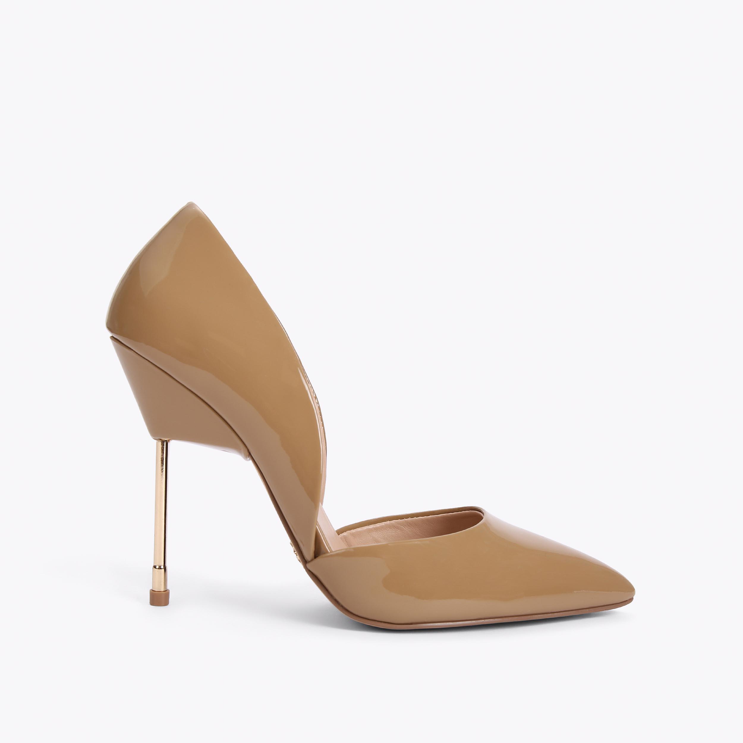 Camel store patent heels