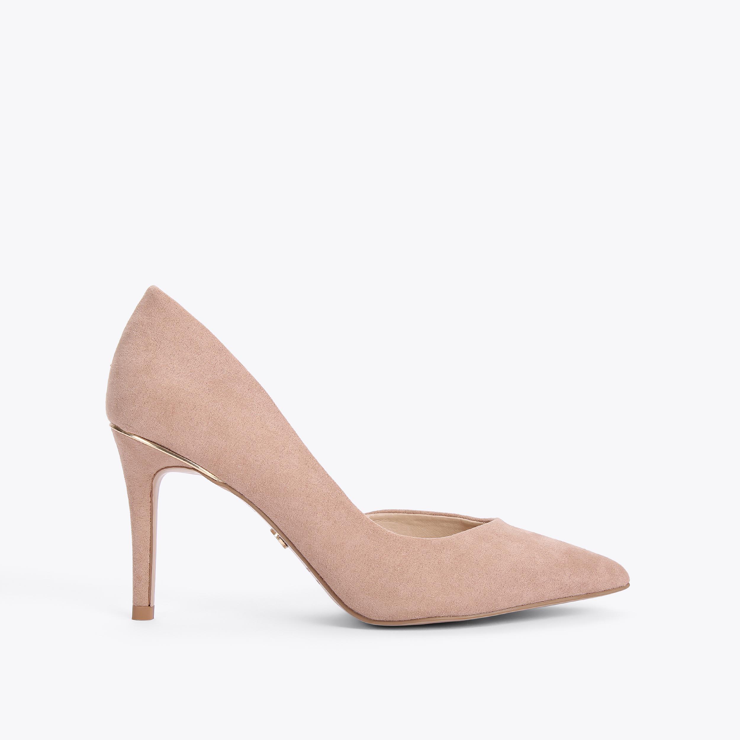 Beige suede court outlet shoes