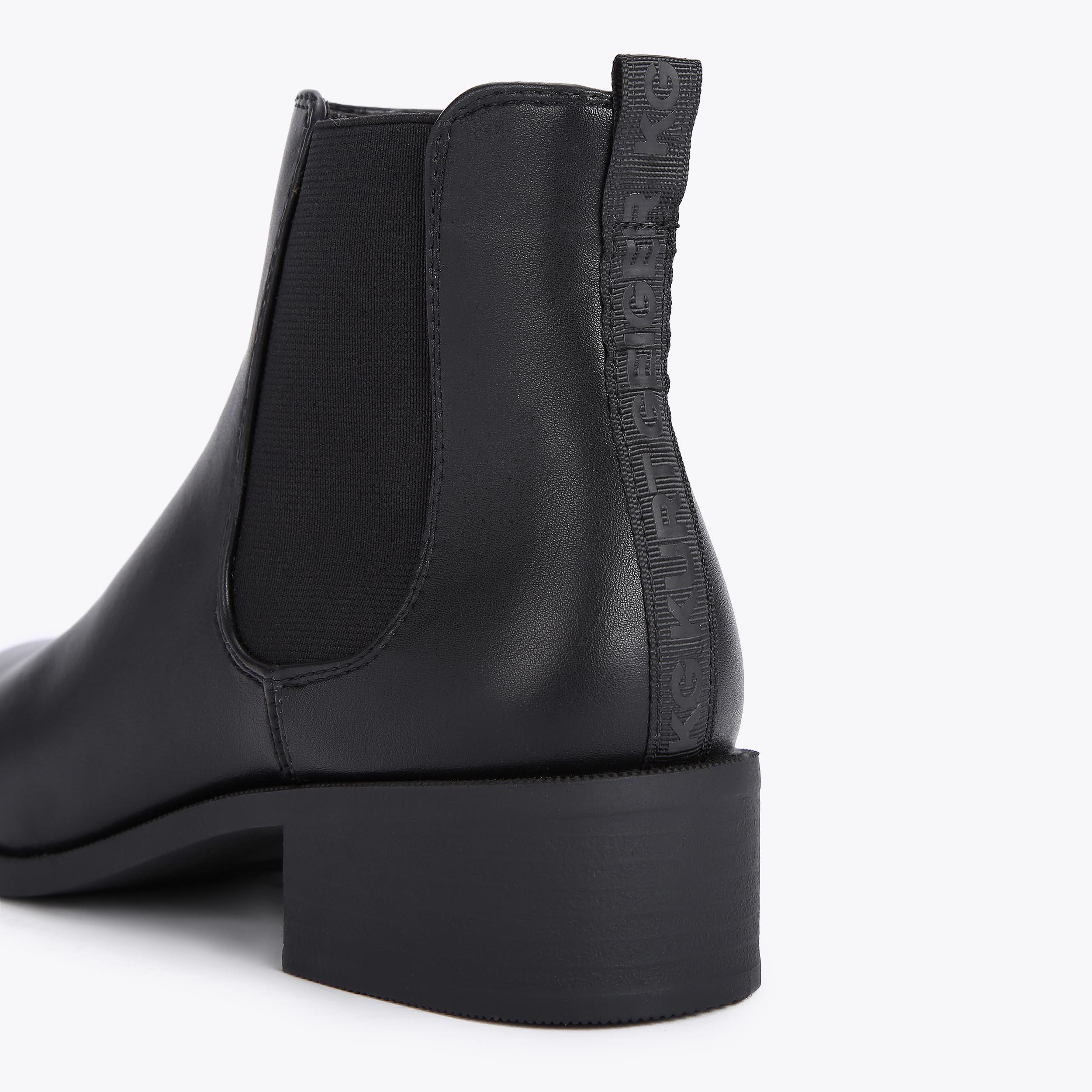 【極美品】art&science / Chelsea boots black bird-chelsea-mens-black-