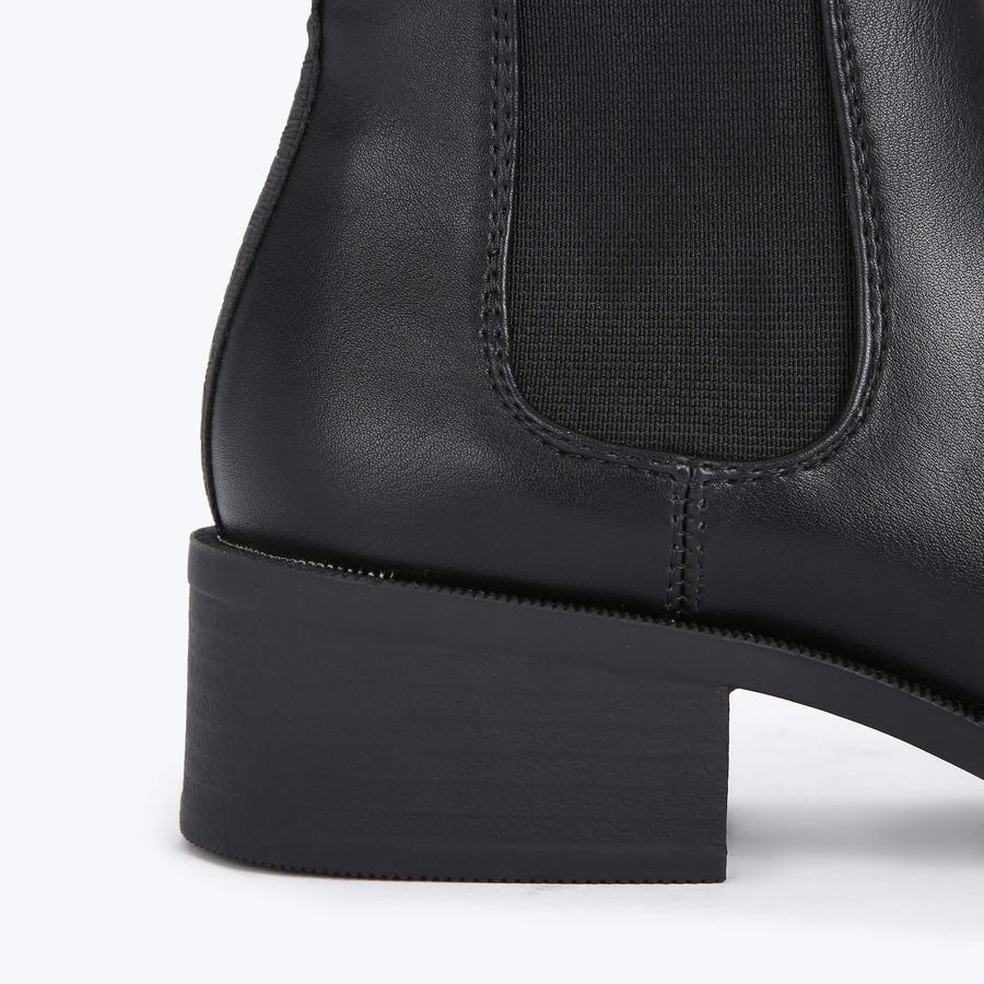 TAXON2 Black Vegan Ankle Boots by KG KURT GEIGER