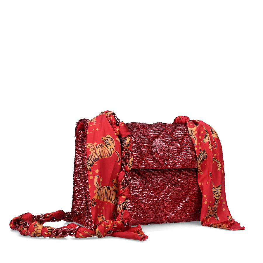 SEQUINS MD KENSINGTON Red Sequin Lunar New Year Bag by KURT