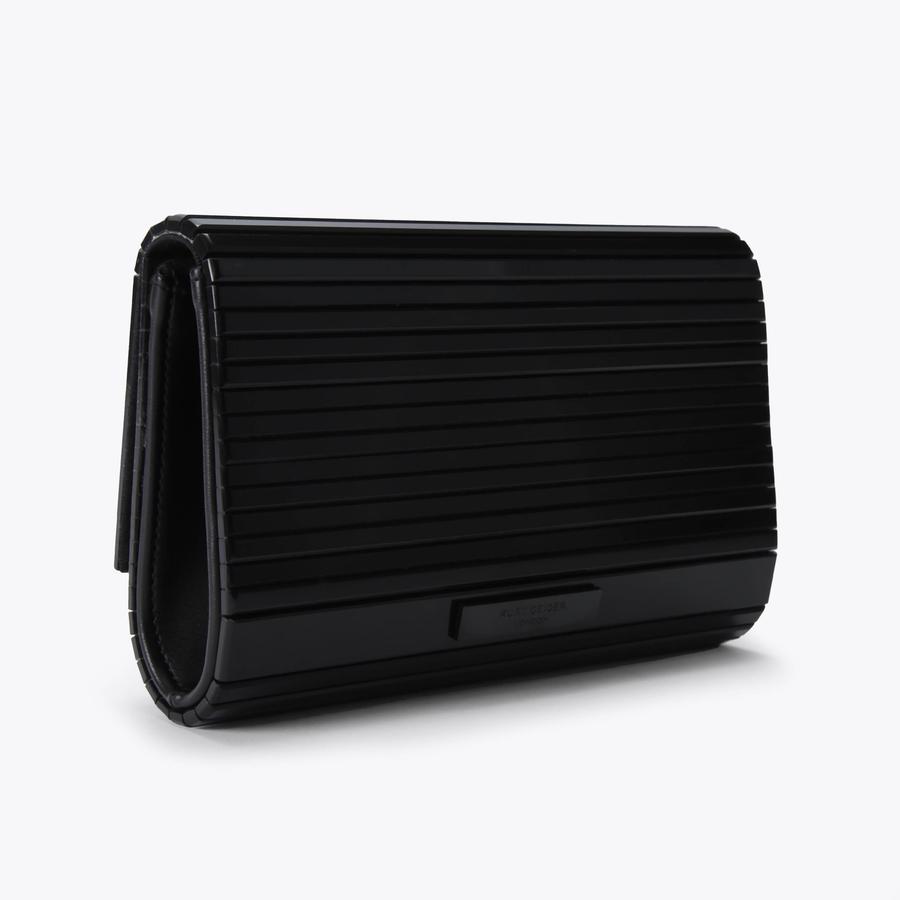 PARTY EAGLE CLUTCH DRENCH Black Acrylic Clutch Bag by KURT GEIGER LONDON