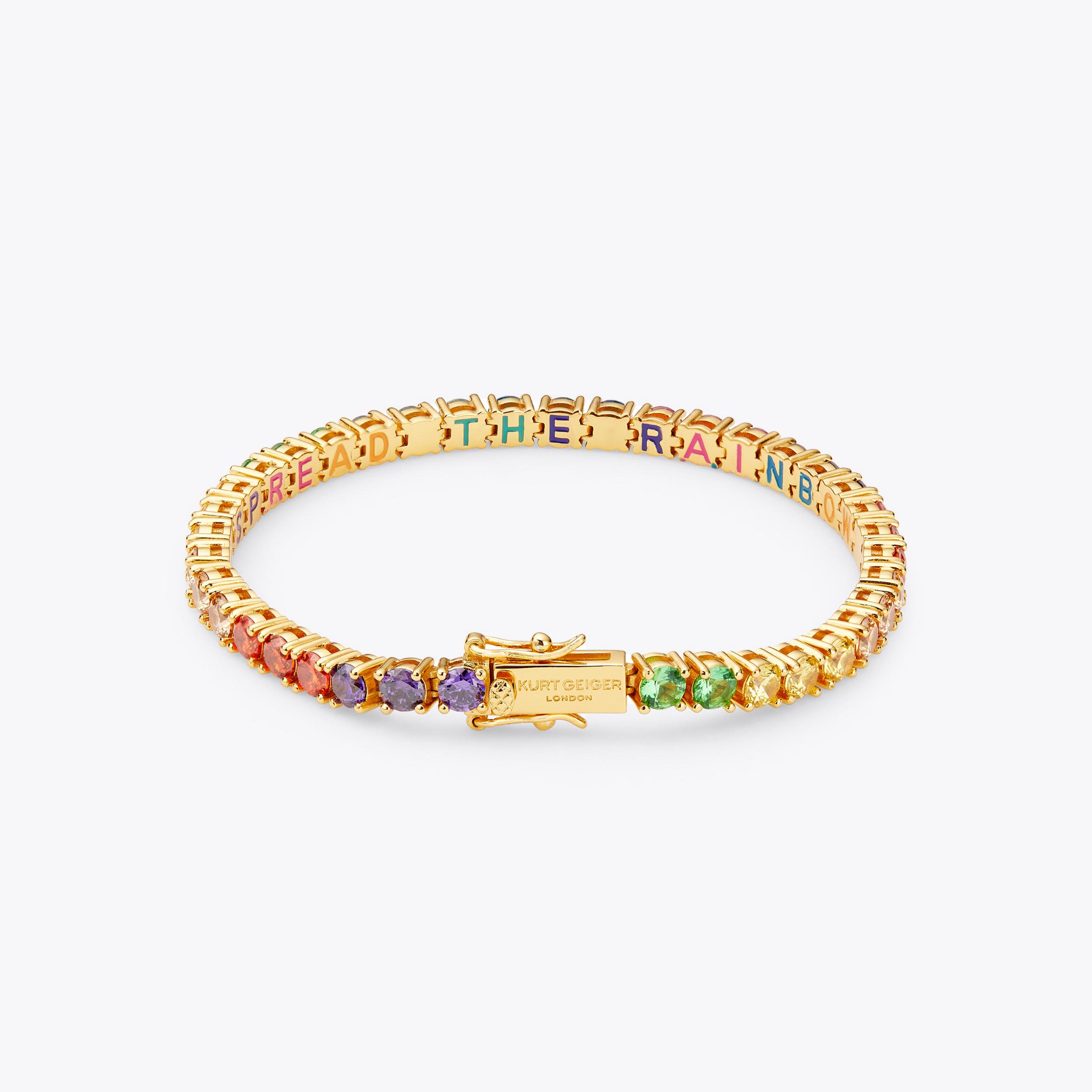 Tennis Bracelet - multi-coloured