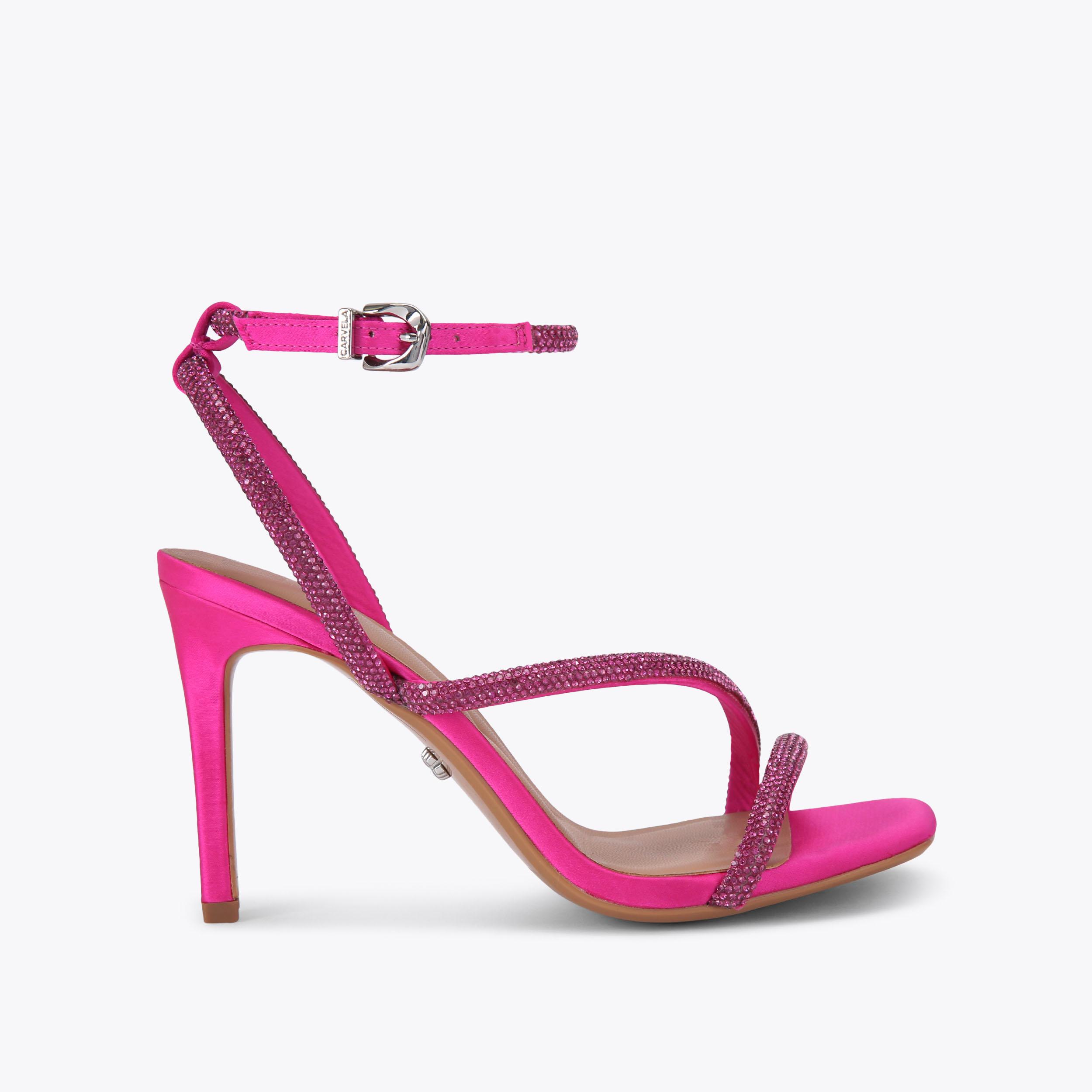 PAPARAZZI Fuchsia Pink Crystal Heel by CARVELA