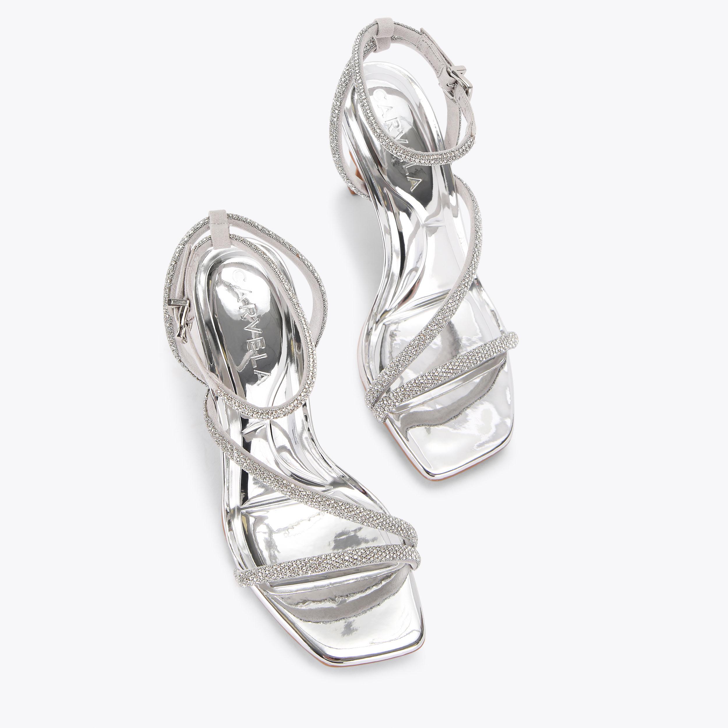 Carvela silver shoes online