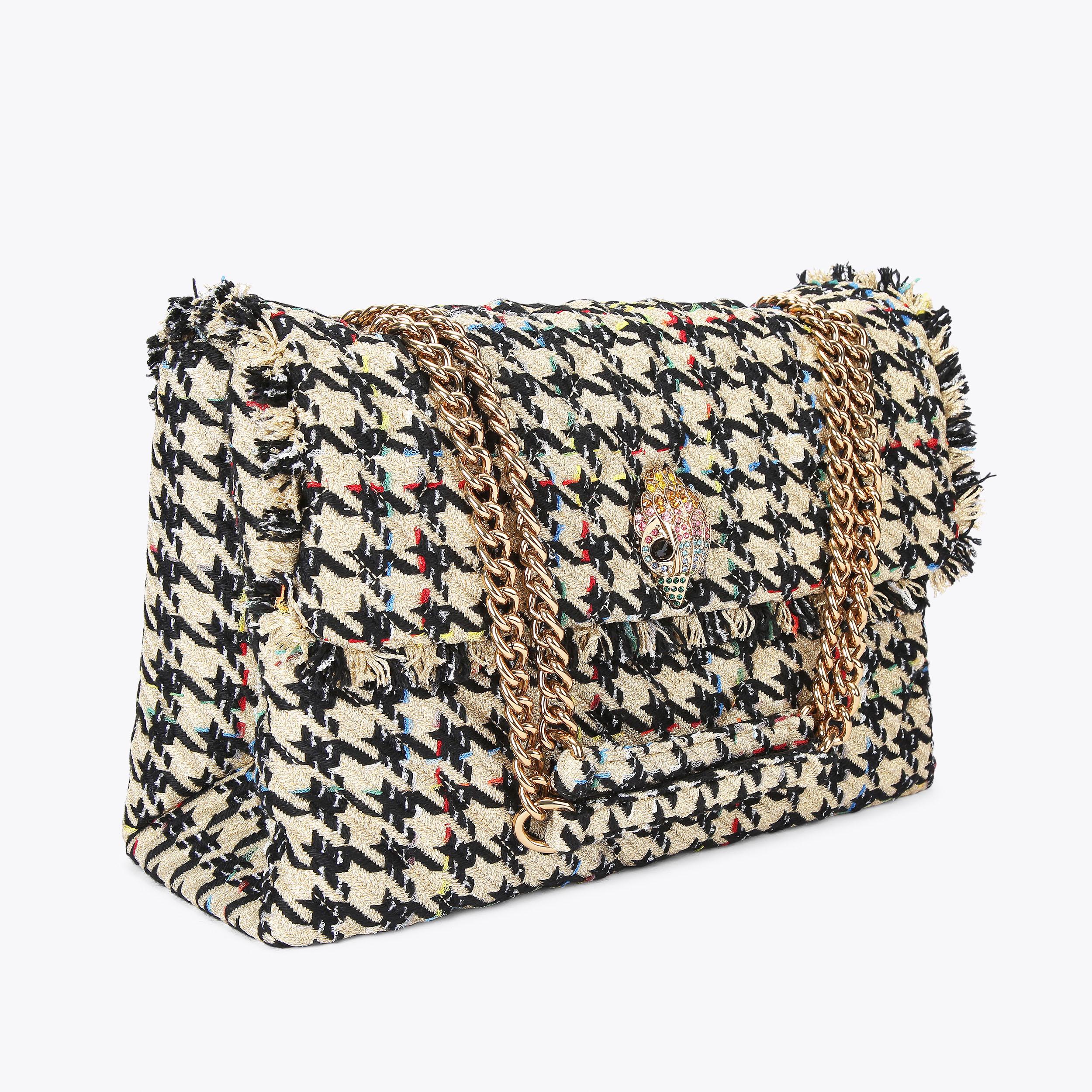 TWEED XXL KENSINGTON BAG Tweed Carry Bag by KURT GEIGER LONDON