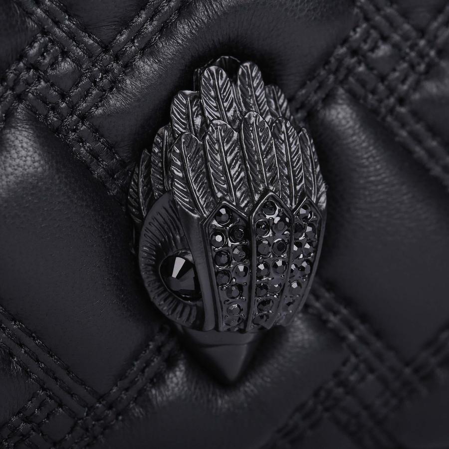 KENSINGTON SM CAMERA DRCH Black Drench Cross Body Camera Bag by KURT GEIGER LONDON