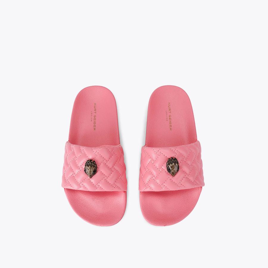 MINI MEENA EAGLE Pink Meena Eagle Slide by KURT GEIGER LONDON