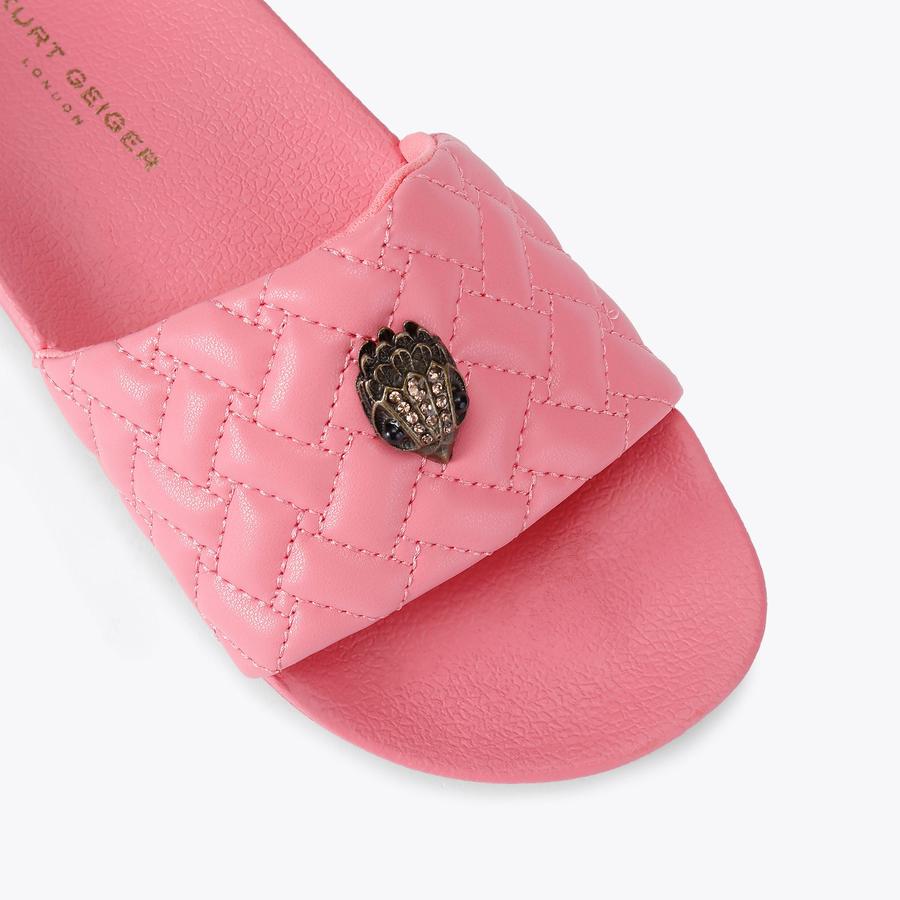 MINI MEENA EAGLE Pink Meena Eagle Slide by KURT GEIGER LONDON