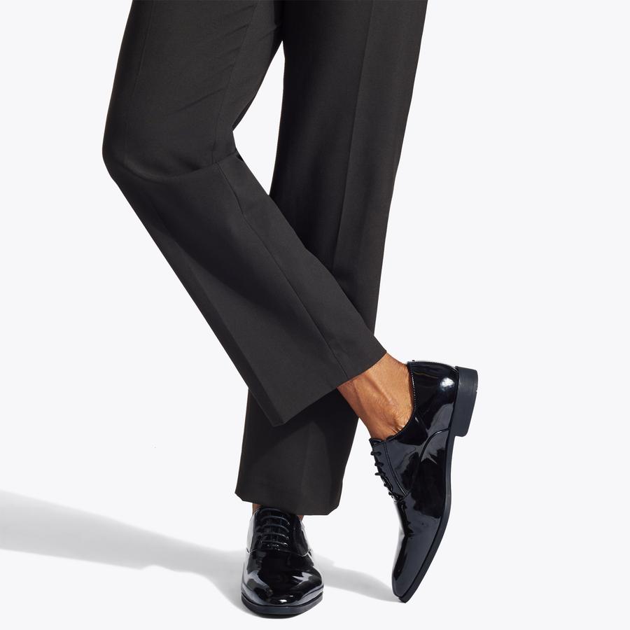 CADE Black Patent Lace Up Brogues by KG KURT GEIGER