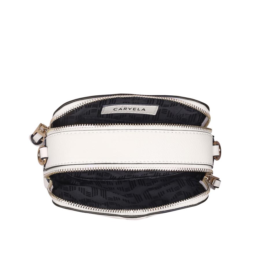 ICON MINI XB Bone Cross Body Bag by CARVELA 