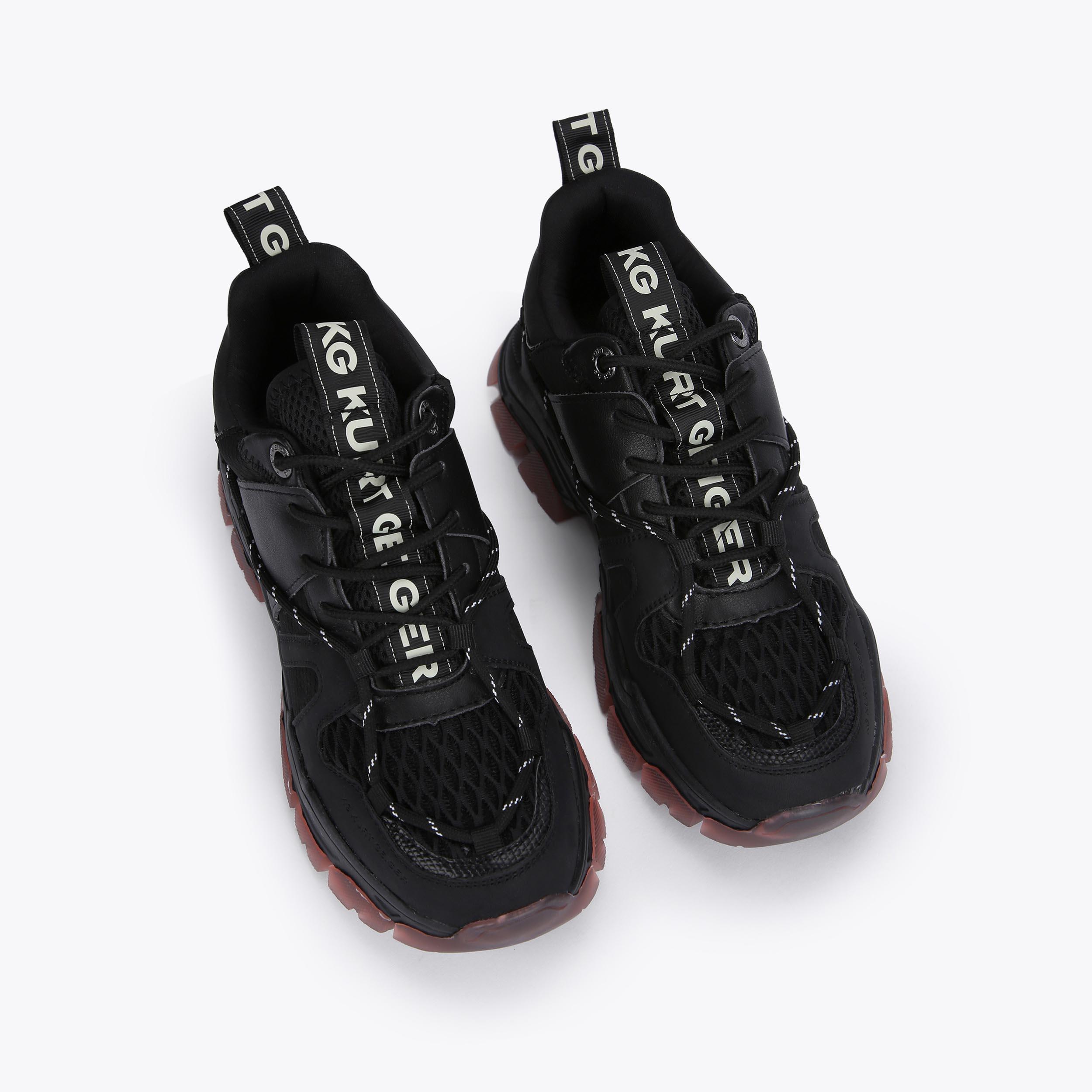 LIMITLESS2 Black Vegan Toggle Sneakers by KG KURT GEIGER