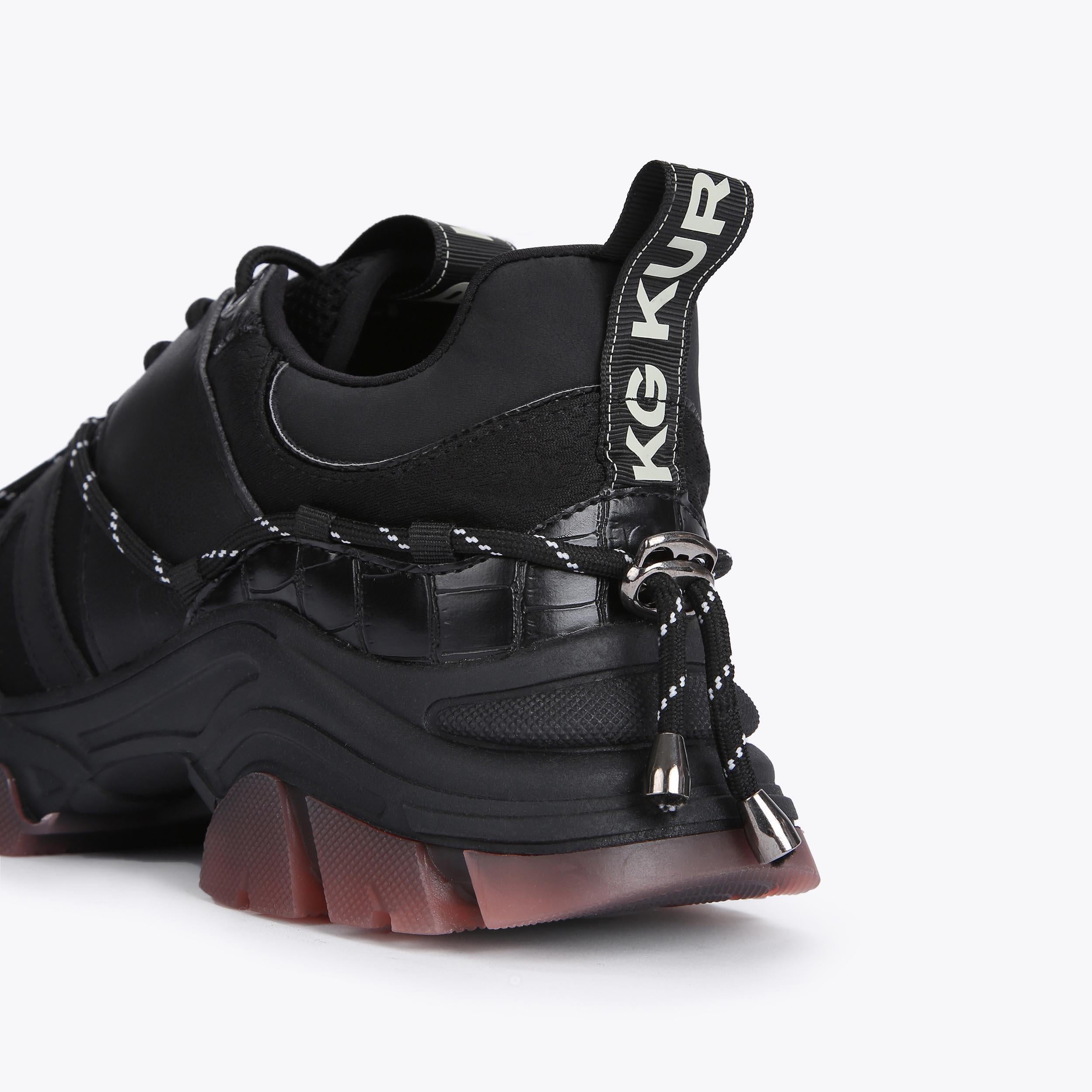 LIMITLESS2 Black Vegan Toggle Sneakers by KG KURT GEIGER