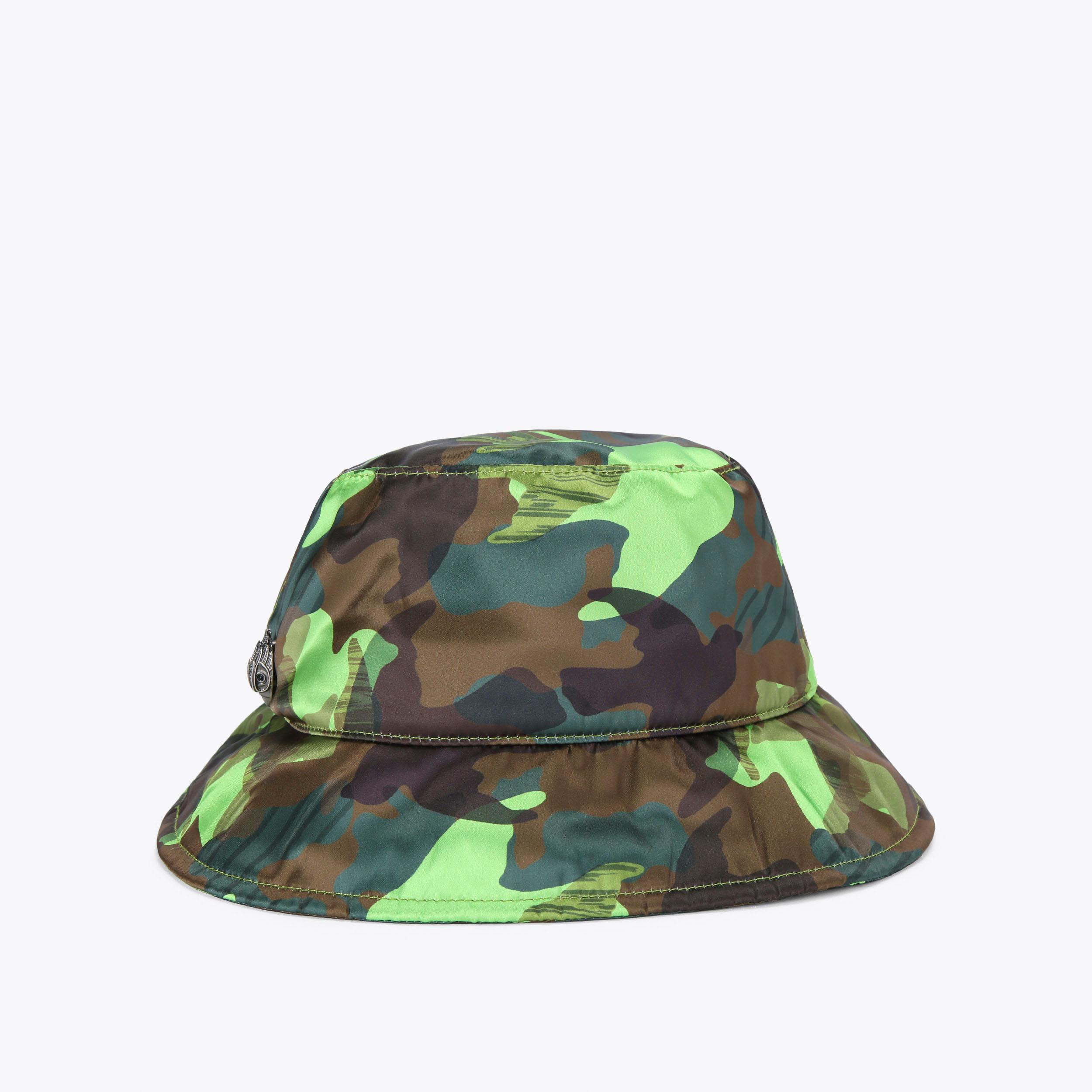 KENSINGTON BUCKET HAT Camouflage Bucket Hat by KURT GEIGER LONDON