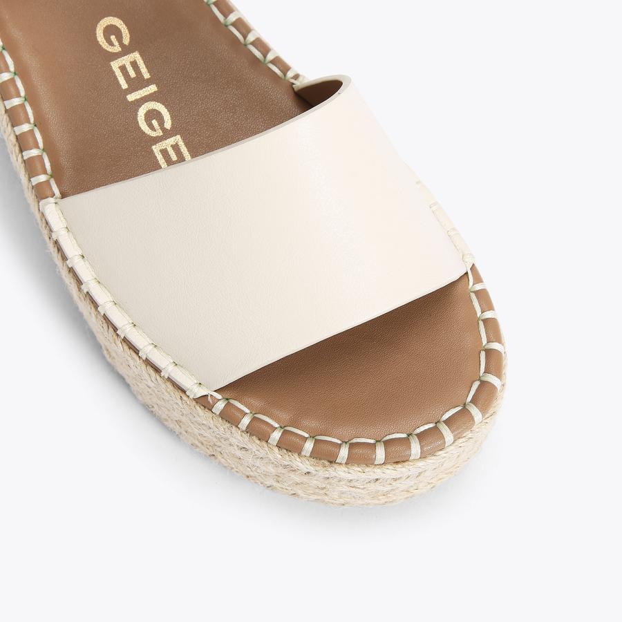 PIA Bone Espadrille by KG KURT GEIGER