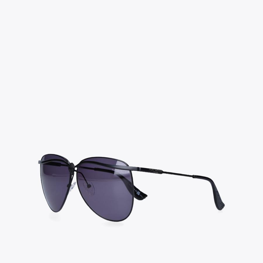 EAGLE AVIATOR SUNGLASSES Matte Black Metal Aviator  display picture 3