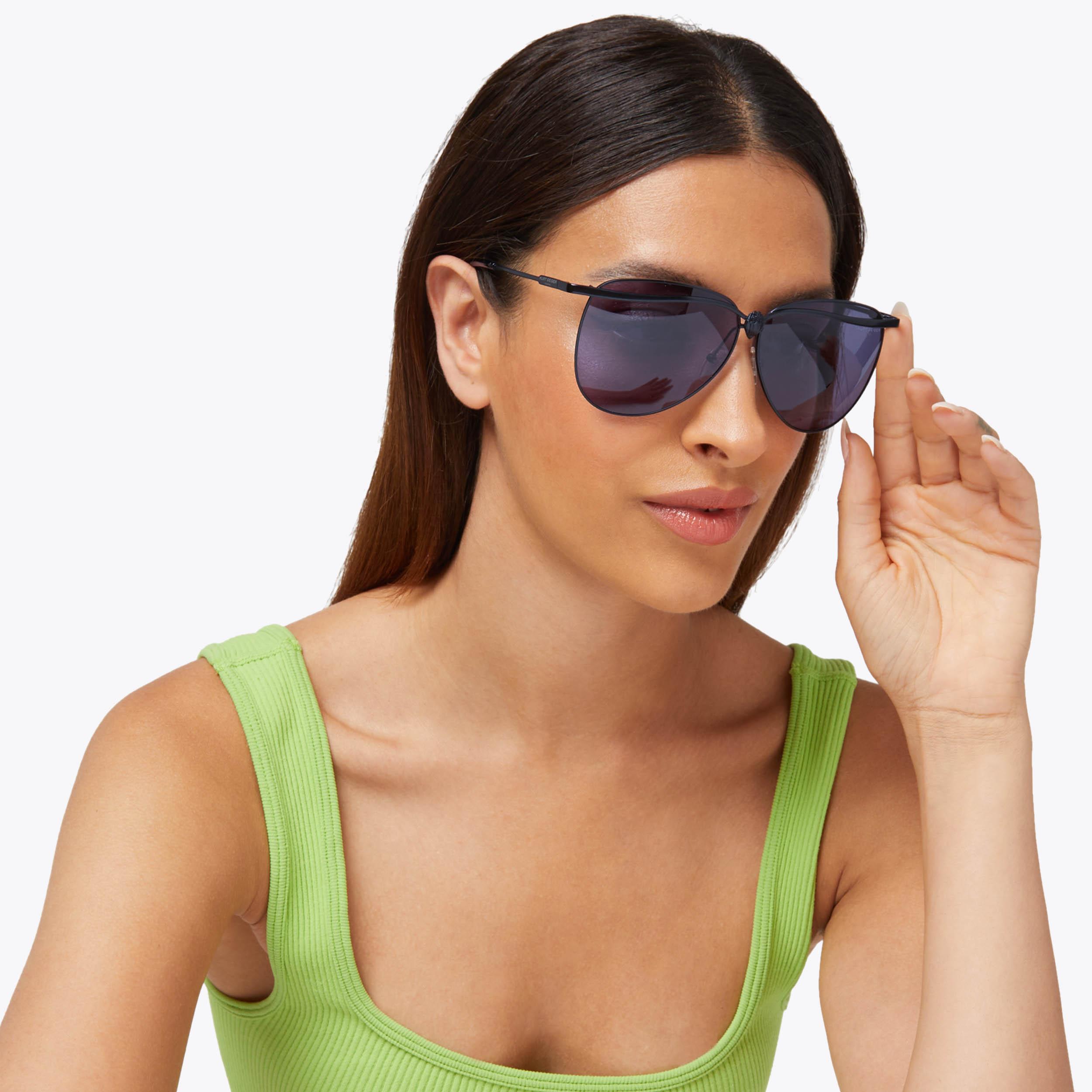 EAGLE AVIATOR SUNGLASSES Matte Black Metal Aviator 