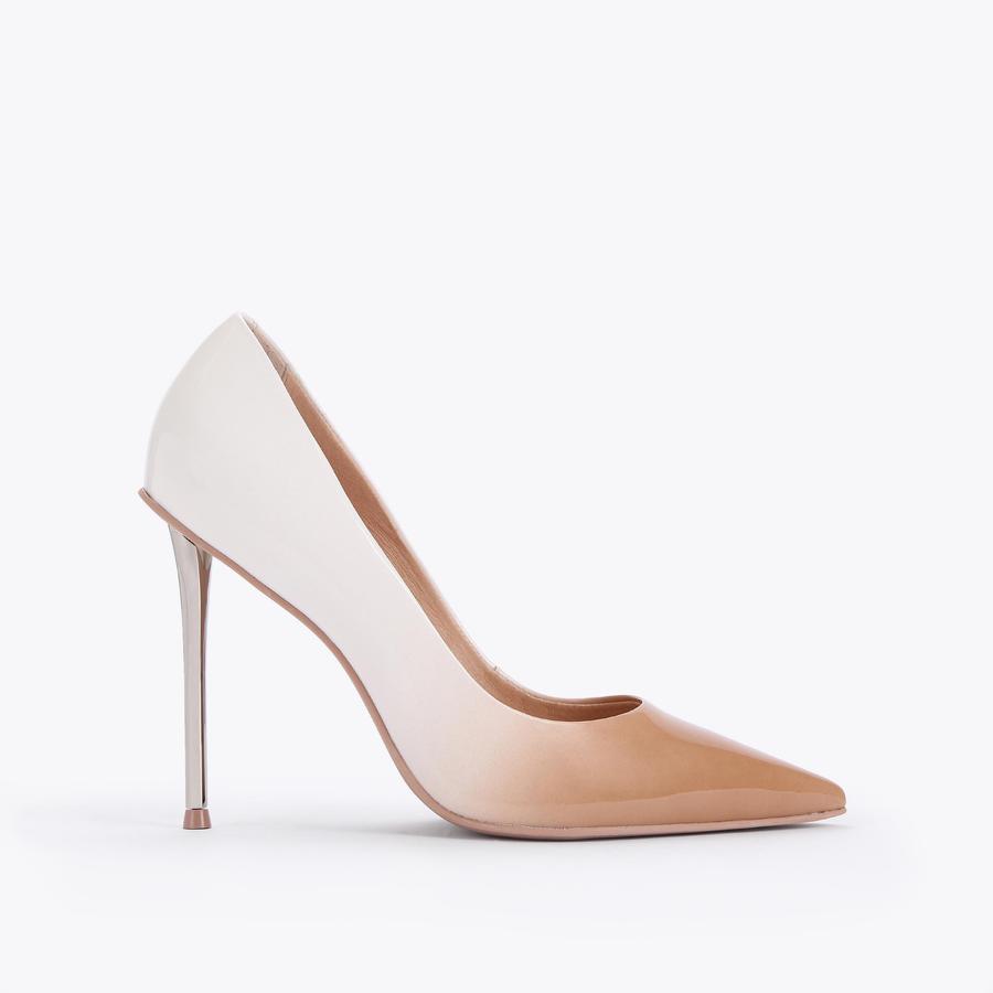 SHARP OMBRE Beige White Ombre Courts by CARVELA