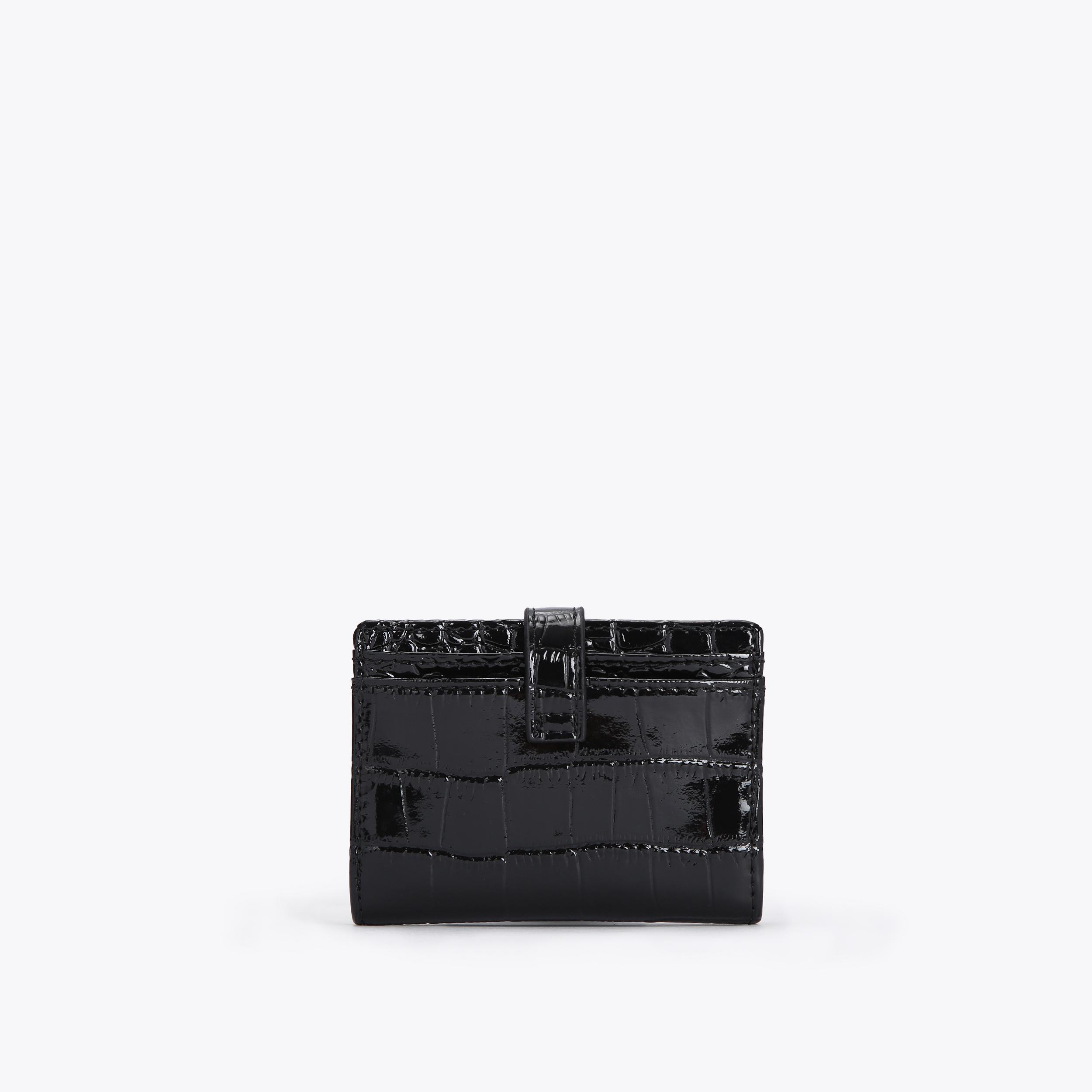 MULTI CARD HOLDER Croc Embossed Leather Card Holder by KURT GEIGER LONDON