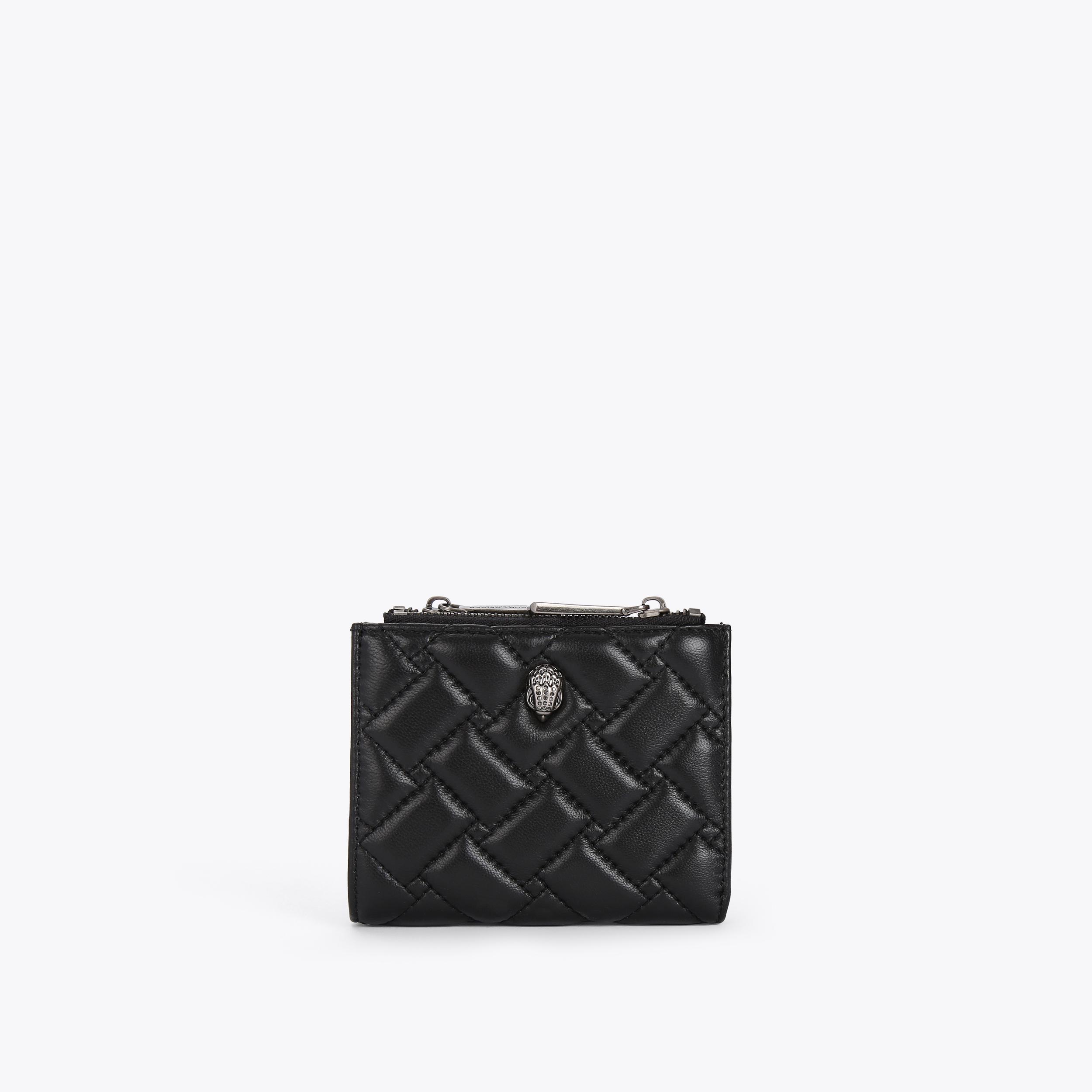 Black leather square purse best sale