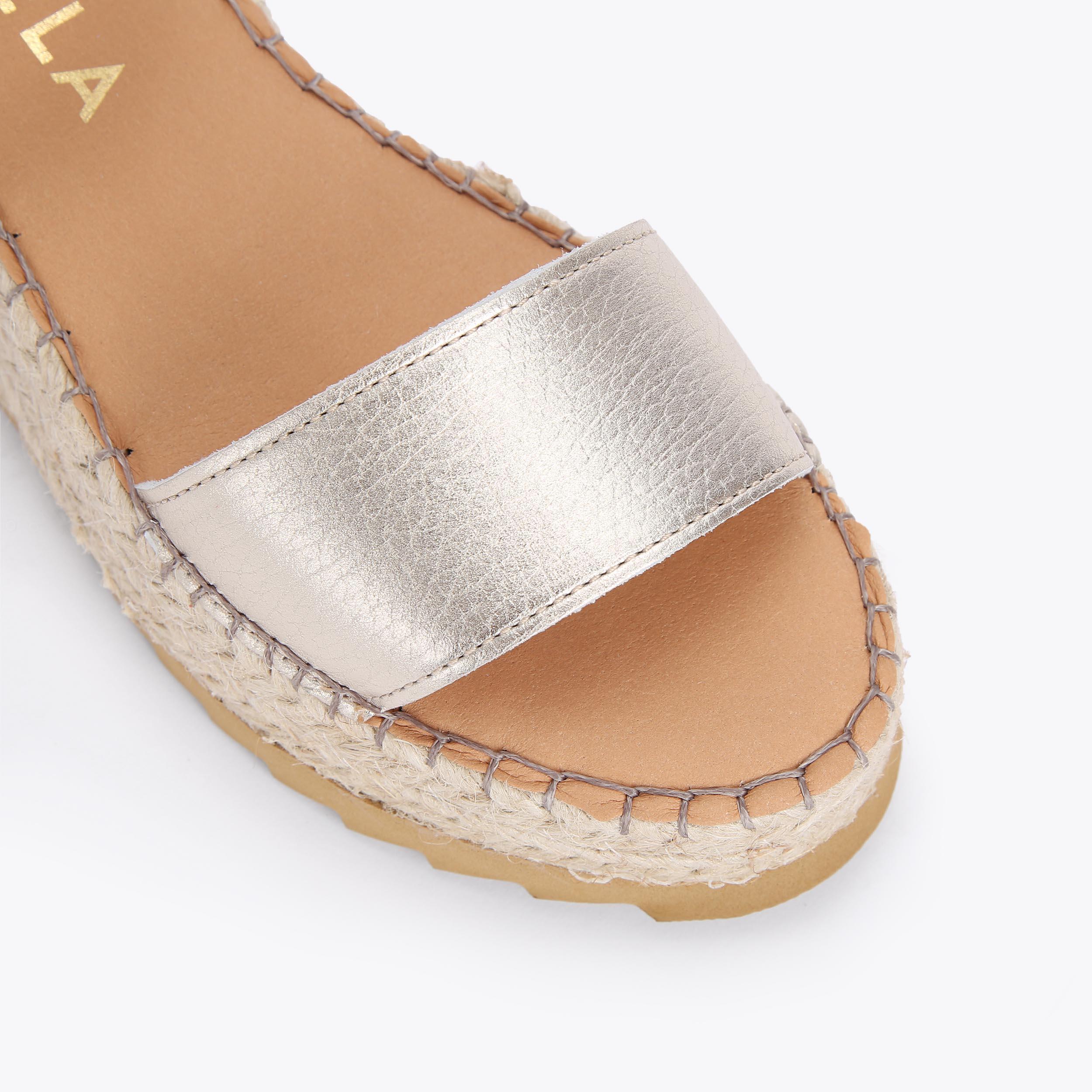 Carvela hot sale metallic sandals