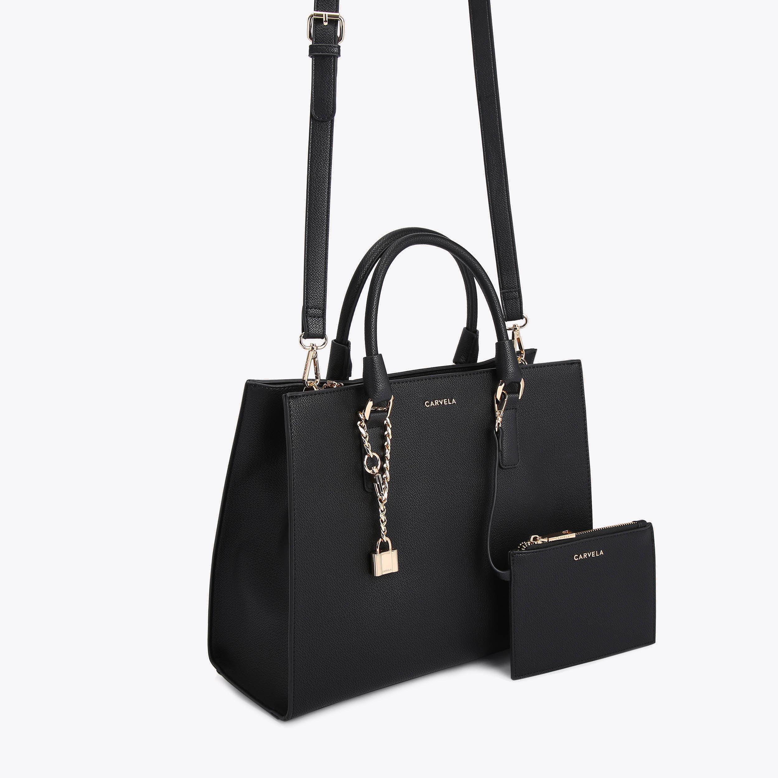 Carvela black purse hot sale