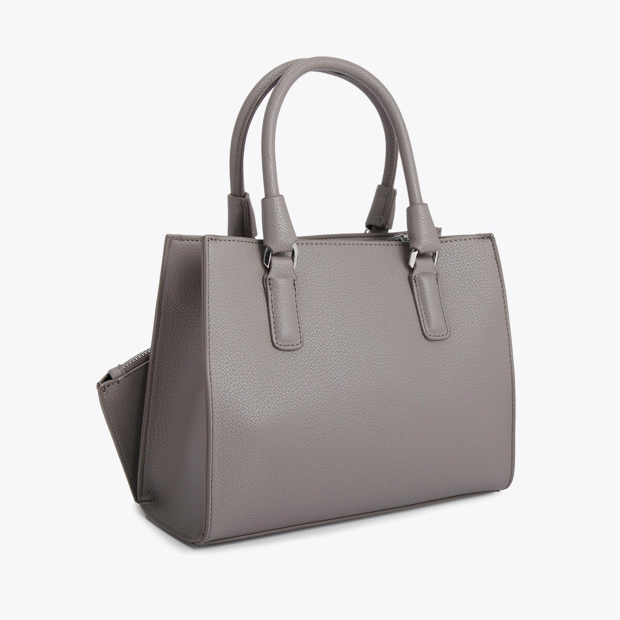 MINI LATTE Mini Grey Purse Cross Body Bag by CARVELA